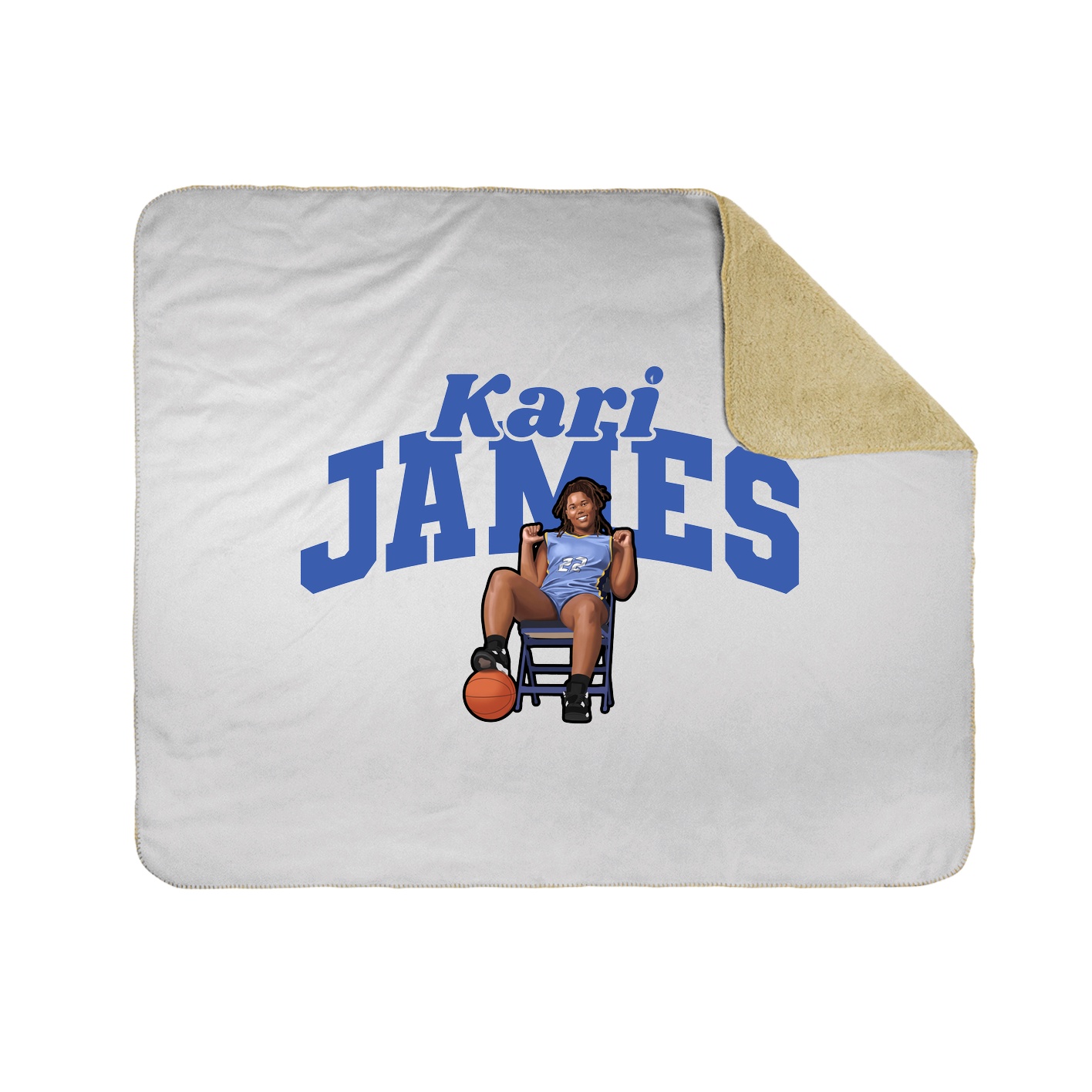 Throw Blanket — Signature Arch in White