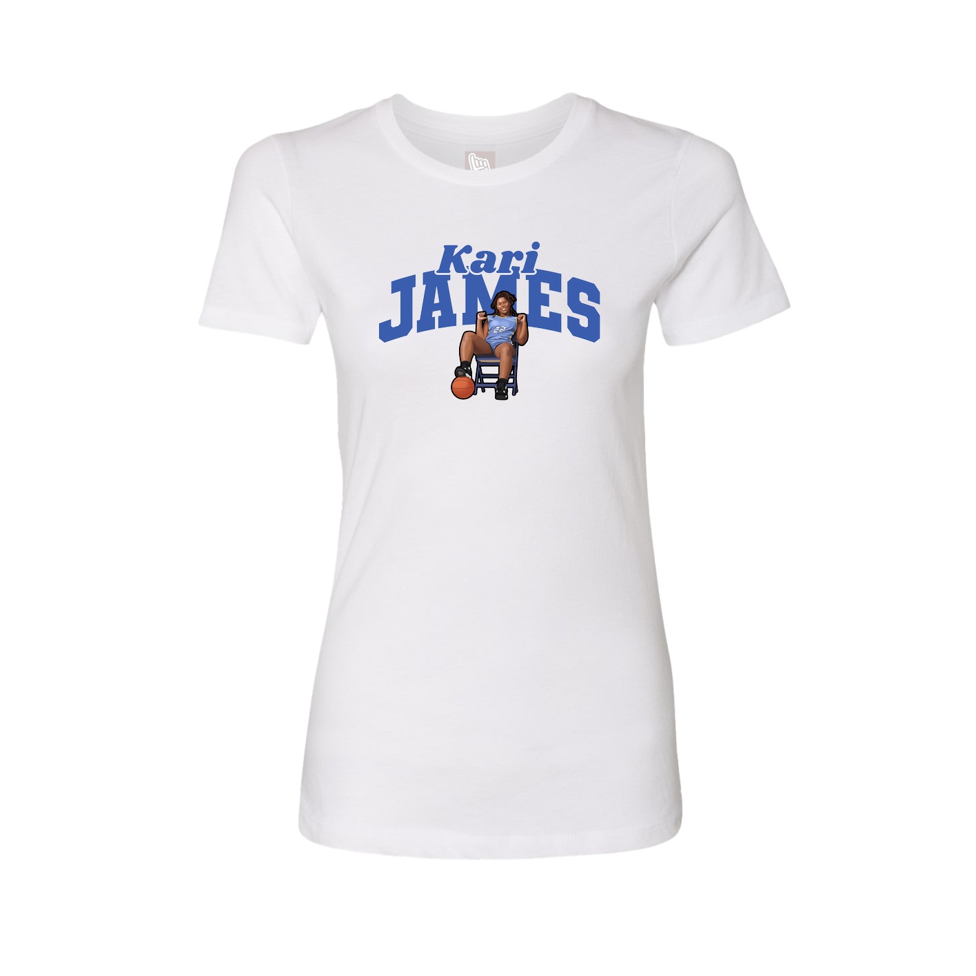 Womens Tee — Signature Arch in White