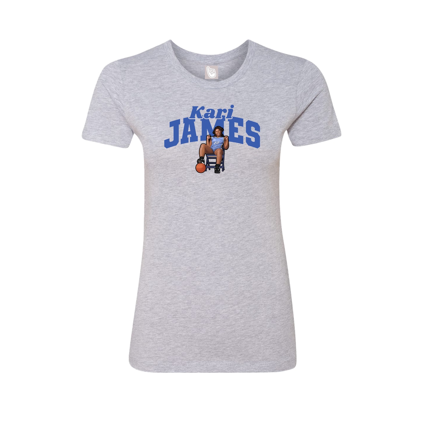 Womens Tee — Signature Arch in Grey