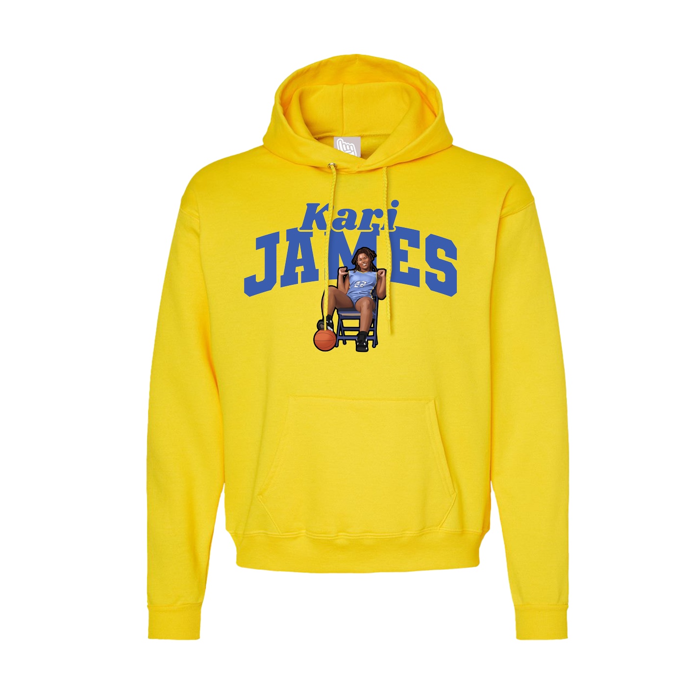 Hoodie — Signature Arch in Yellow