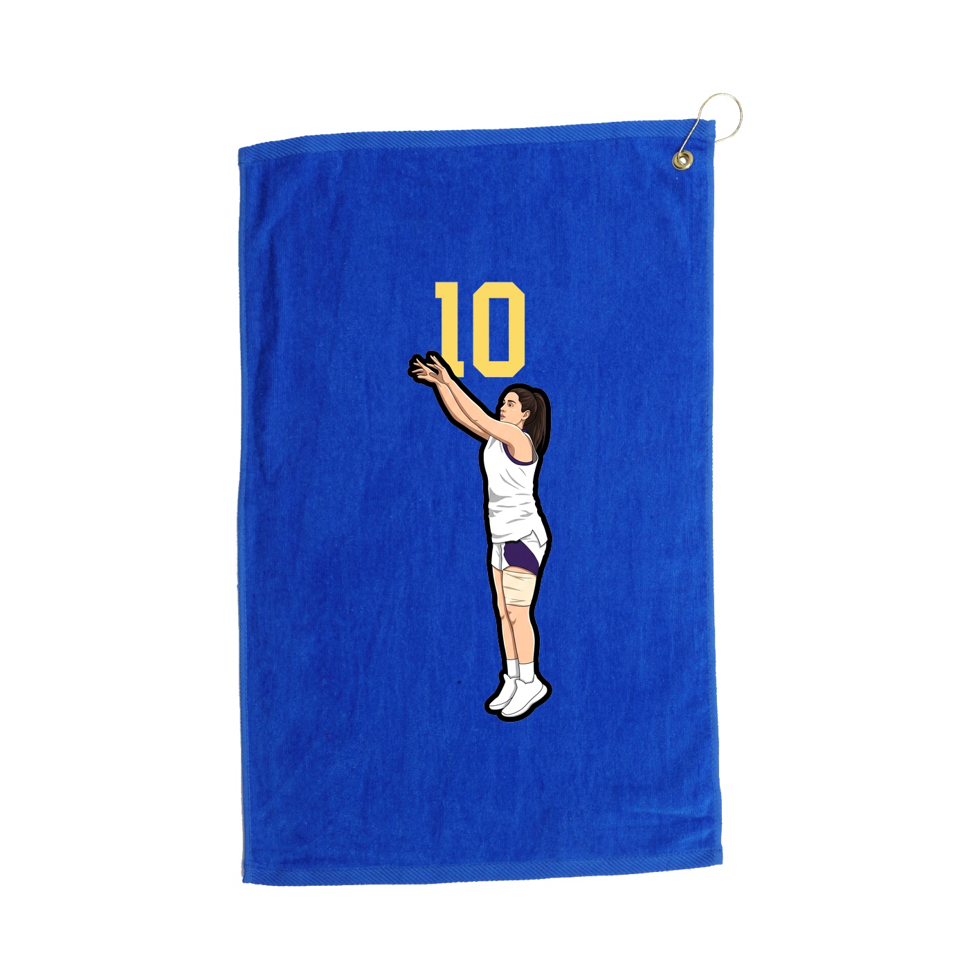 Golf Towel — Number Top in Royal