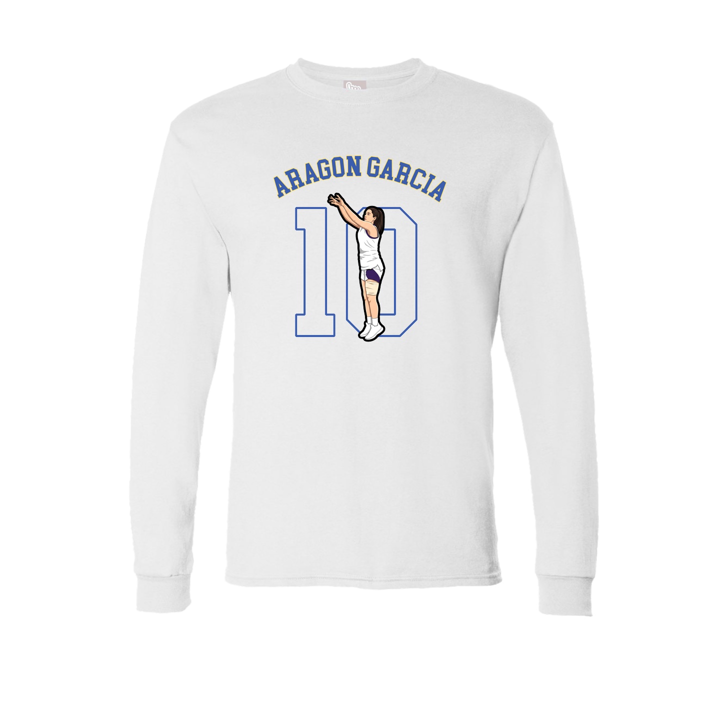 Long Sleeve Tee — Shirsey Arch in White