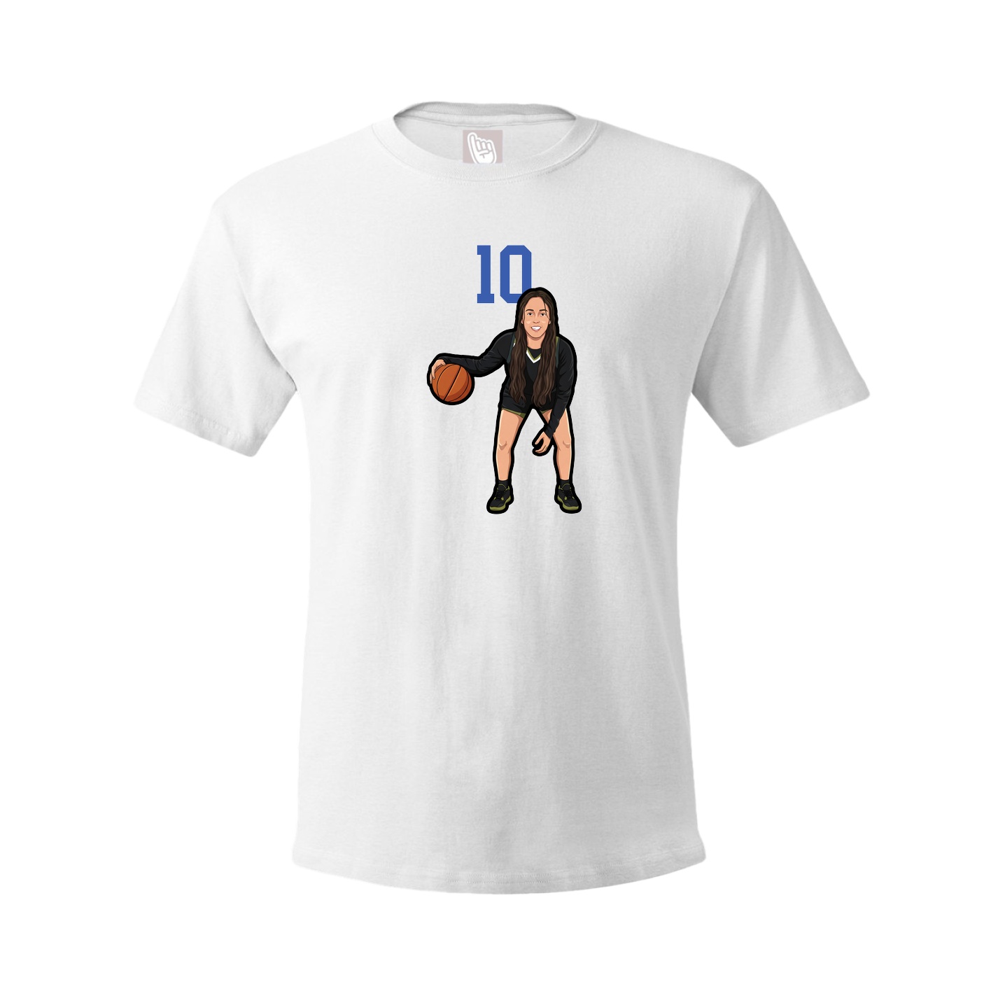 Tee — Number Top in White