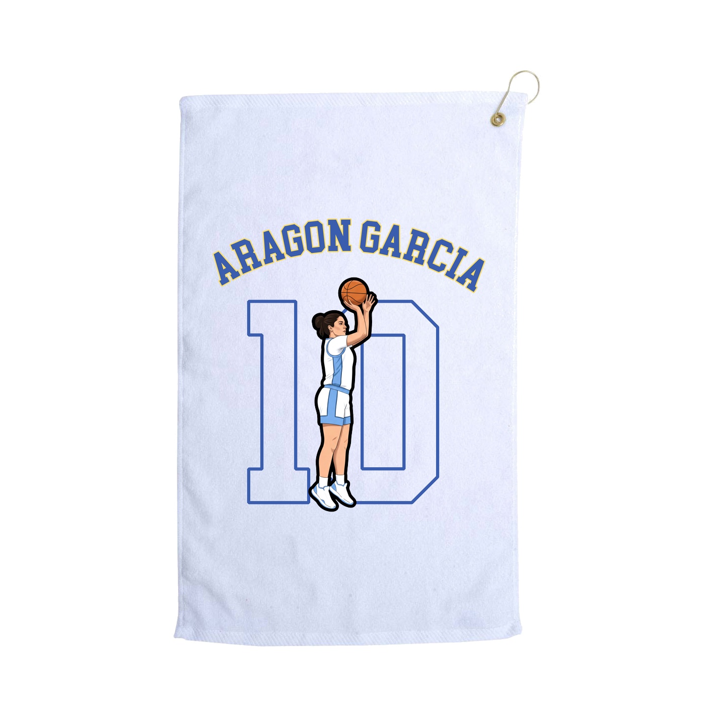 Golf Towel — Shirsey Arch in White