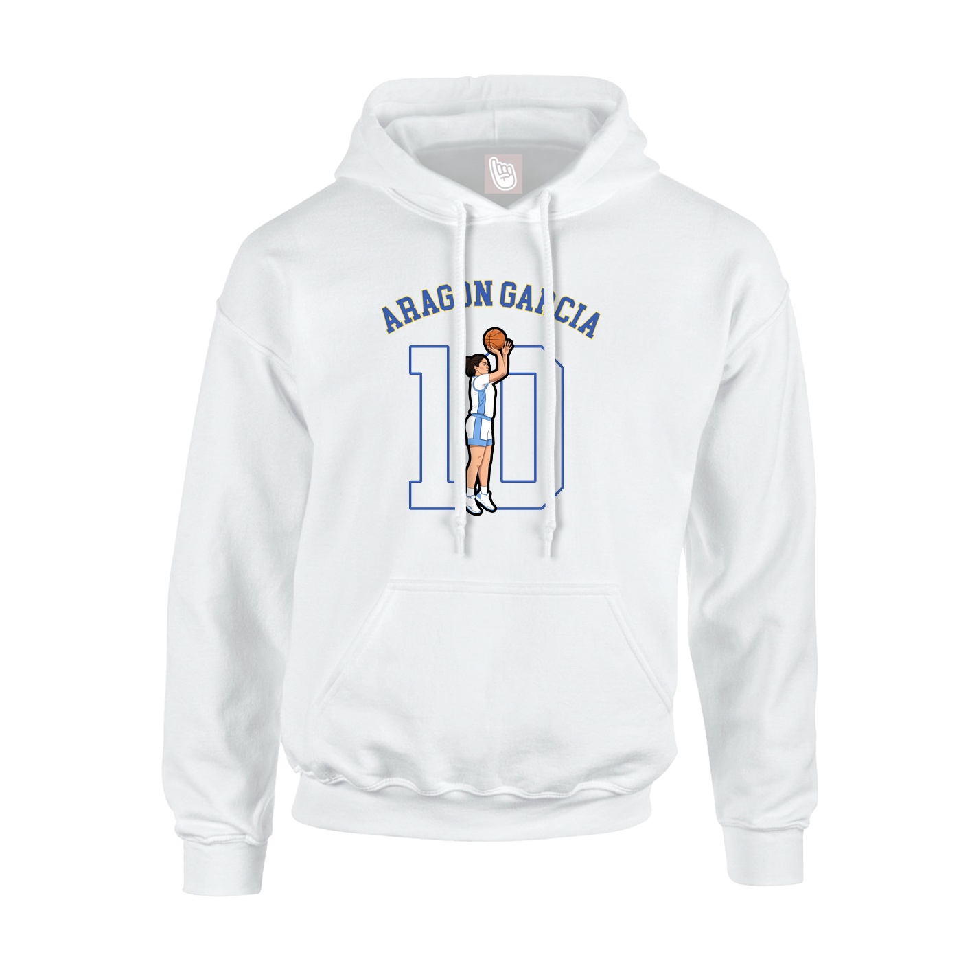 Youth Hoodie — Shirsey Arch in White