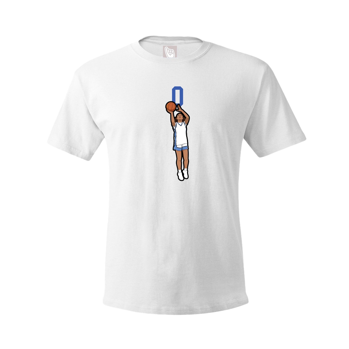 Tee — Number Top in White