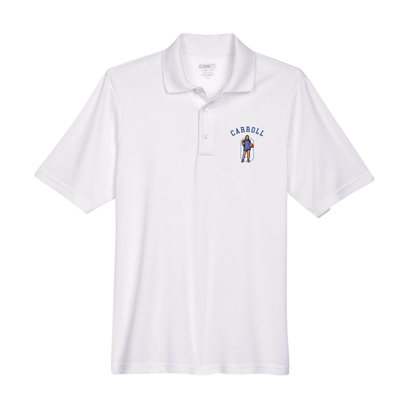 Performance Polo — Shirsey Arch in White