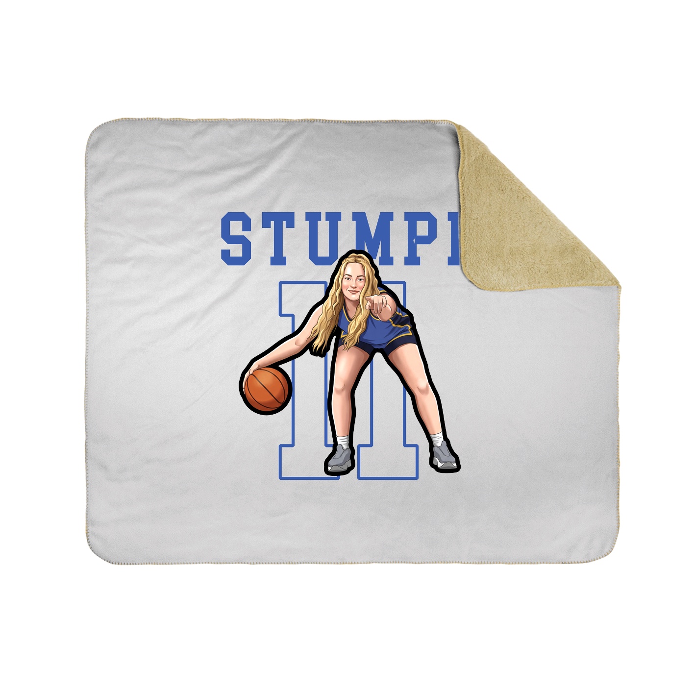 Throw Blanket — Shirsey in White