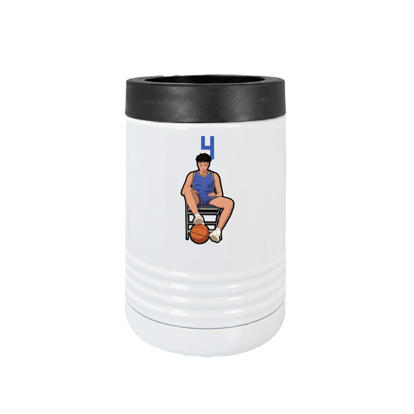 Beverage Holder — Number Top in White