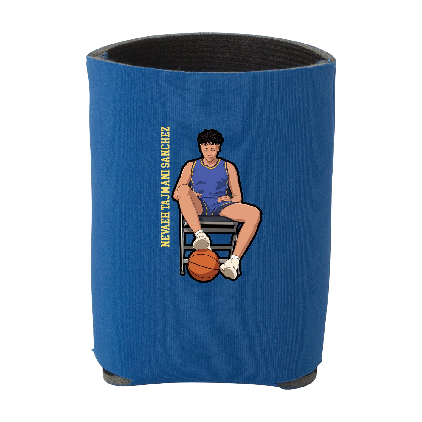 Can Holder — Name Vertical in Royal
