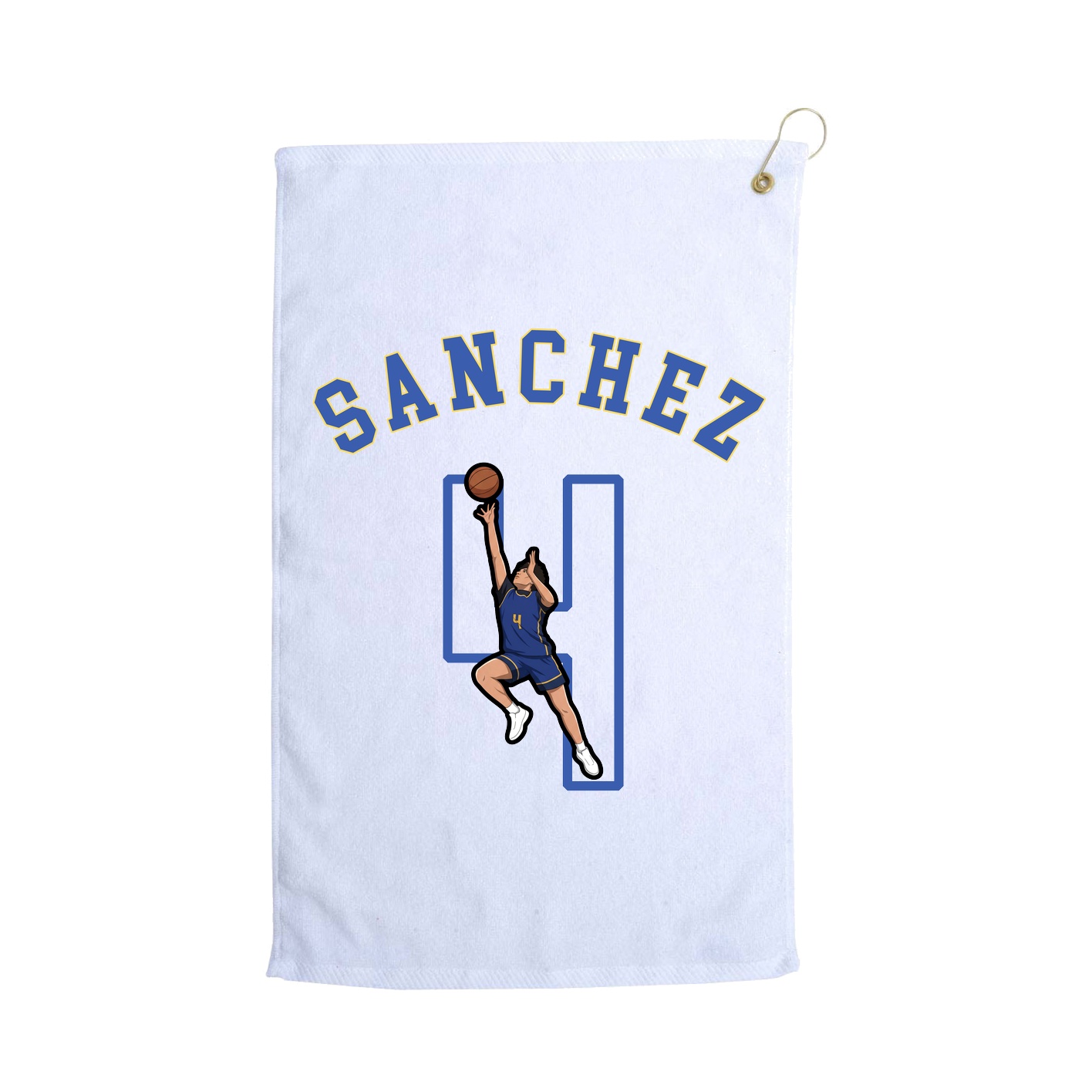 Golf Towel — Shirsey Arch in White