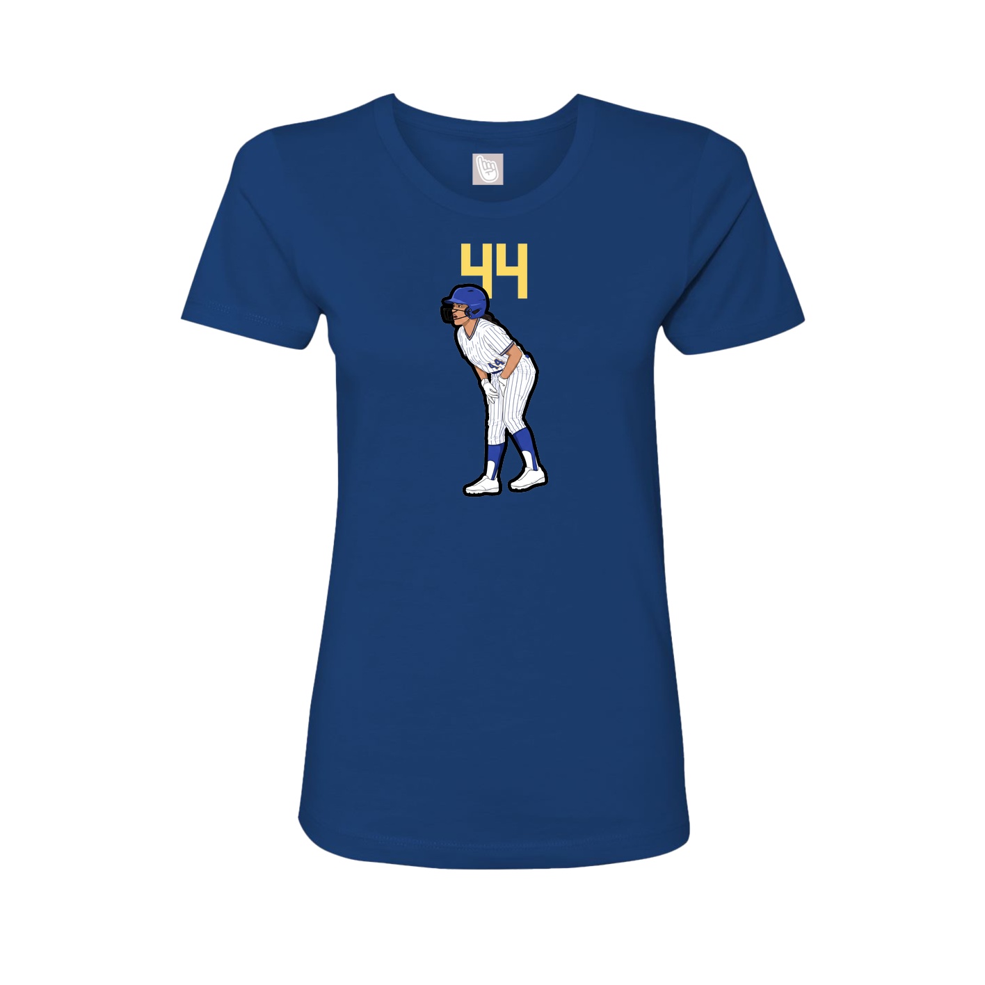 Womens Tee — Number Top in Royal
