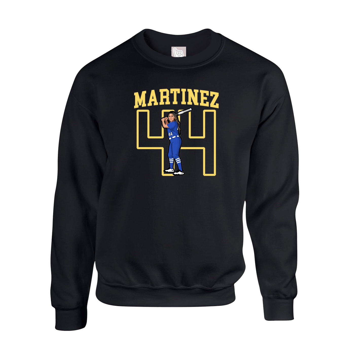 Fleece Crew — Shirsey in Black