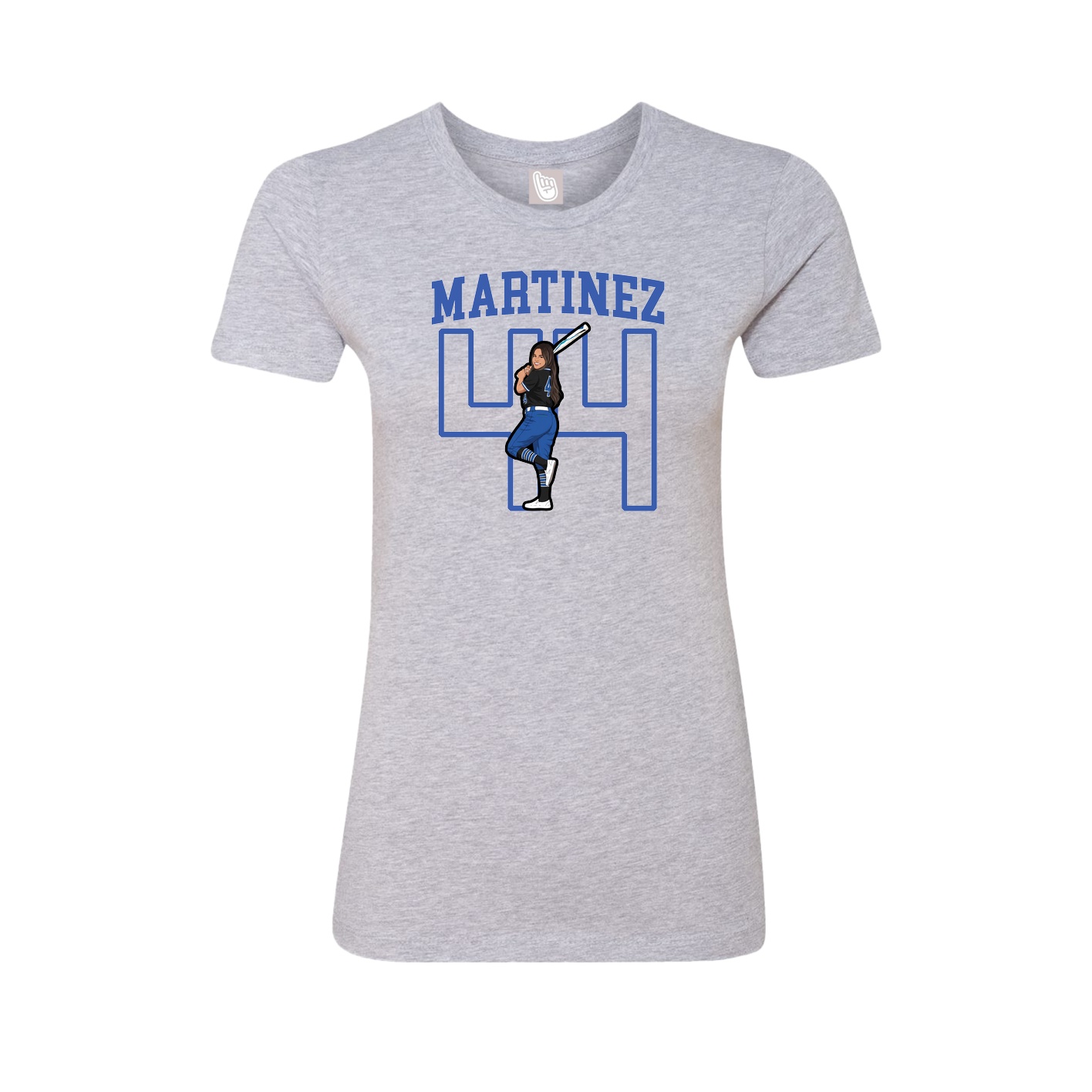 Fitted Women's Tee — Shirsey in Grey