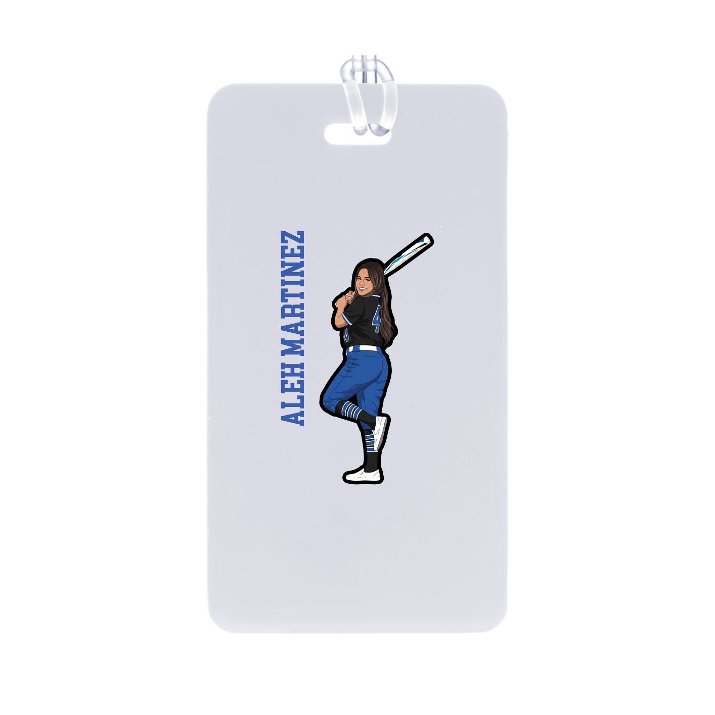 Bag Tag — Name Vertical in Classic