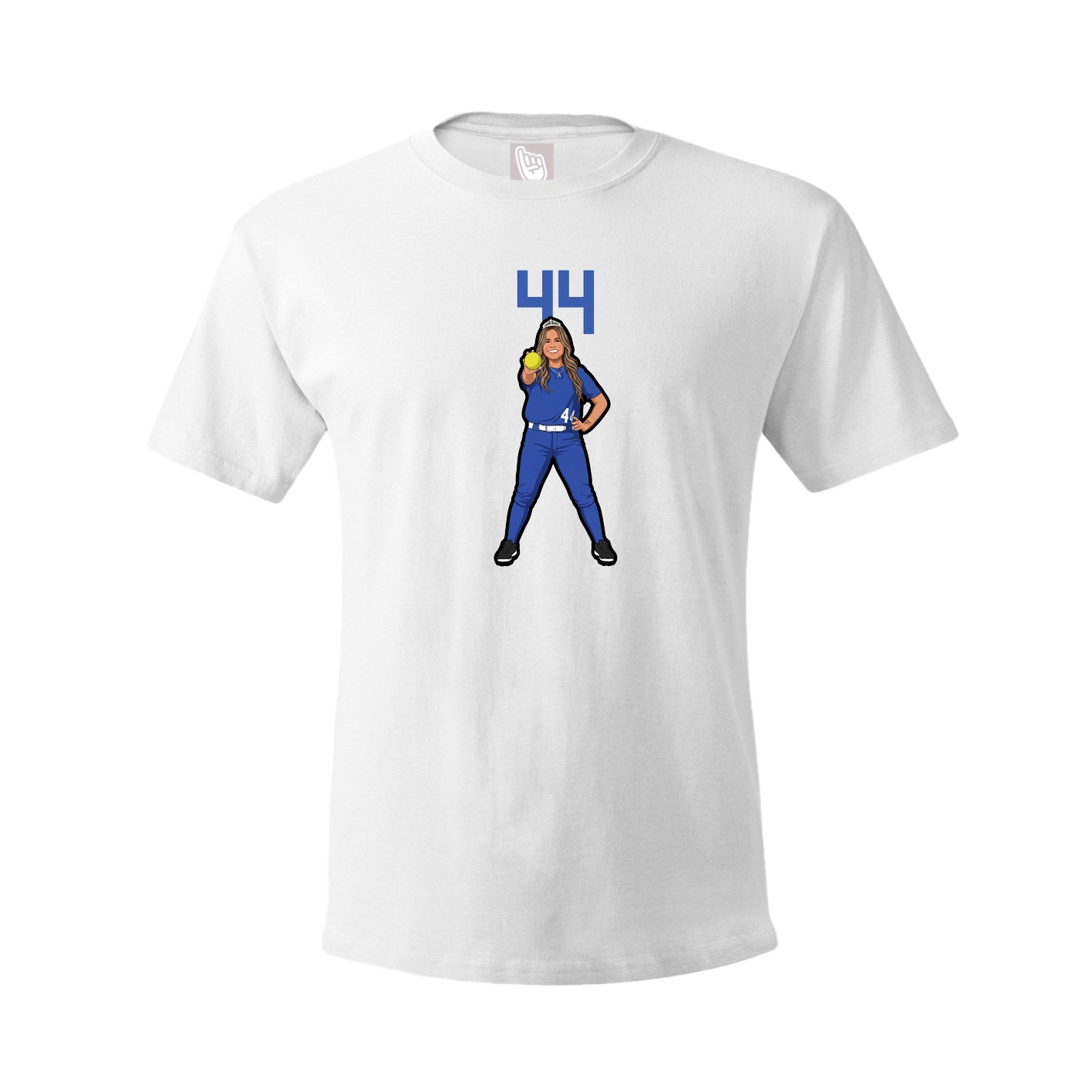 Tee — Number Top in White