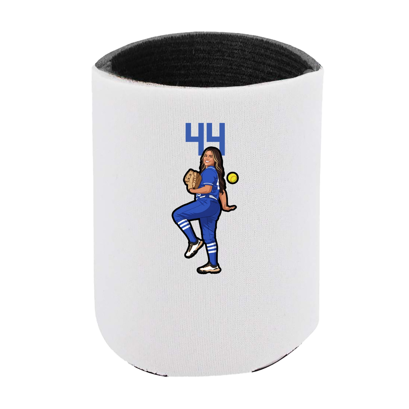 Can Holder — Number Top in White