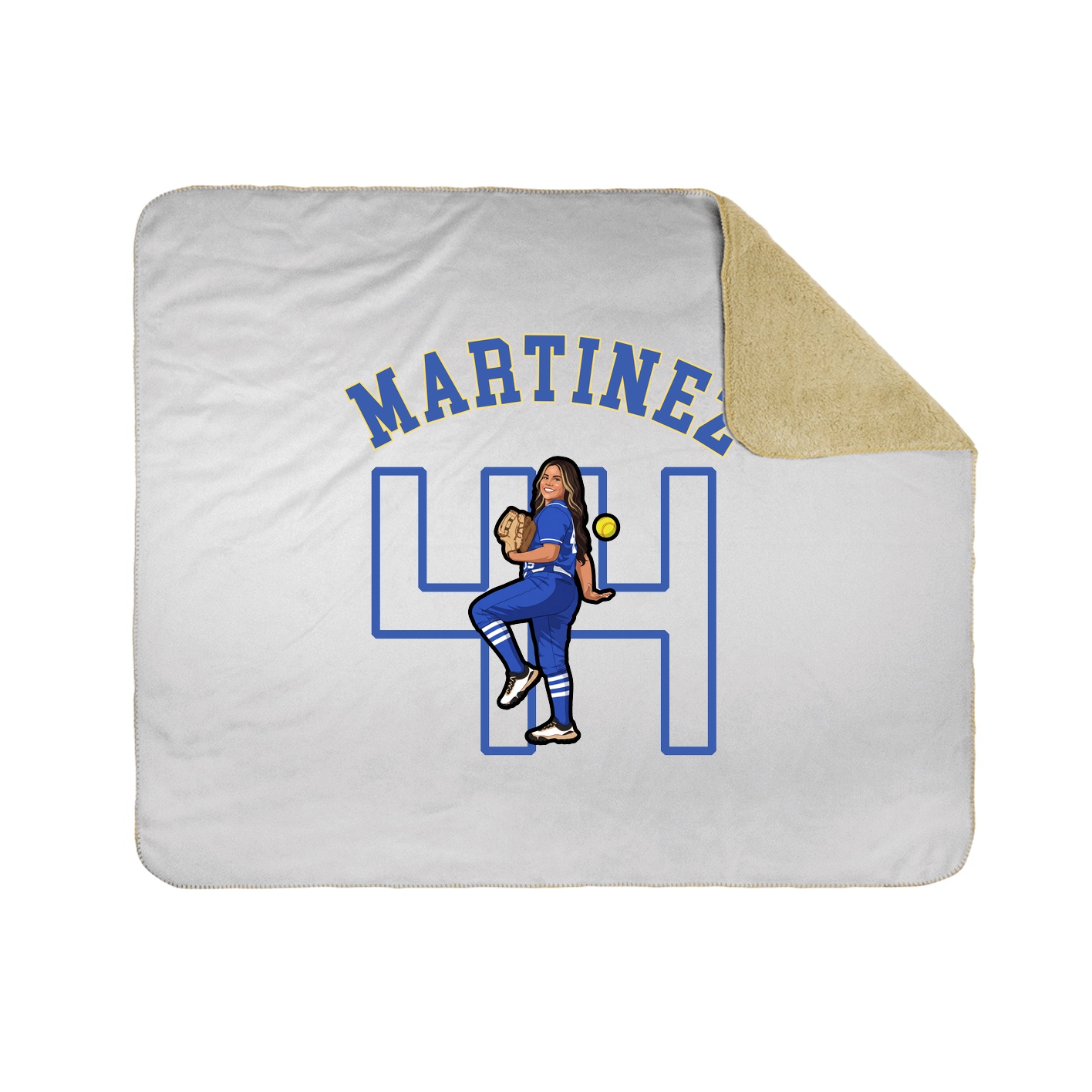 Throw Blanket — Shirsey Arch in White