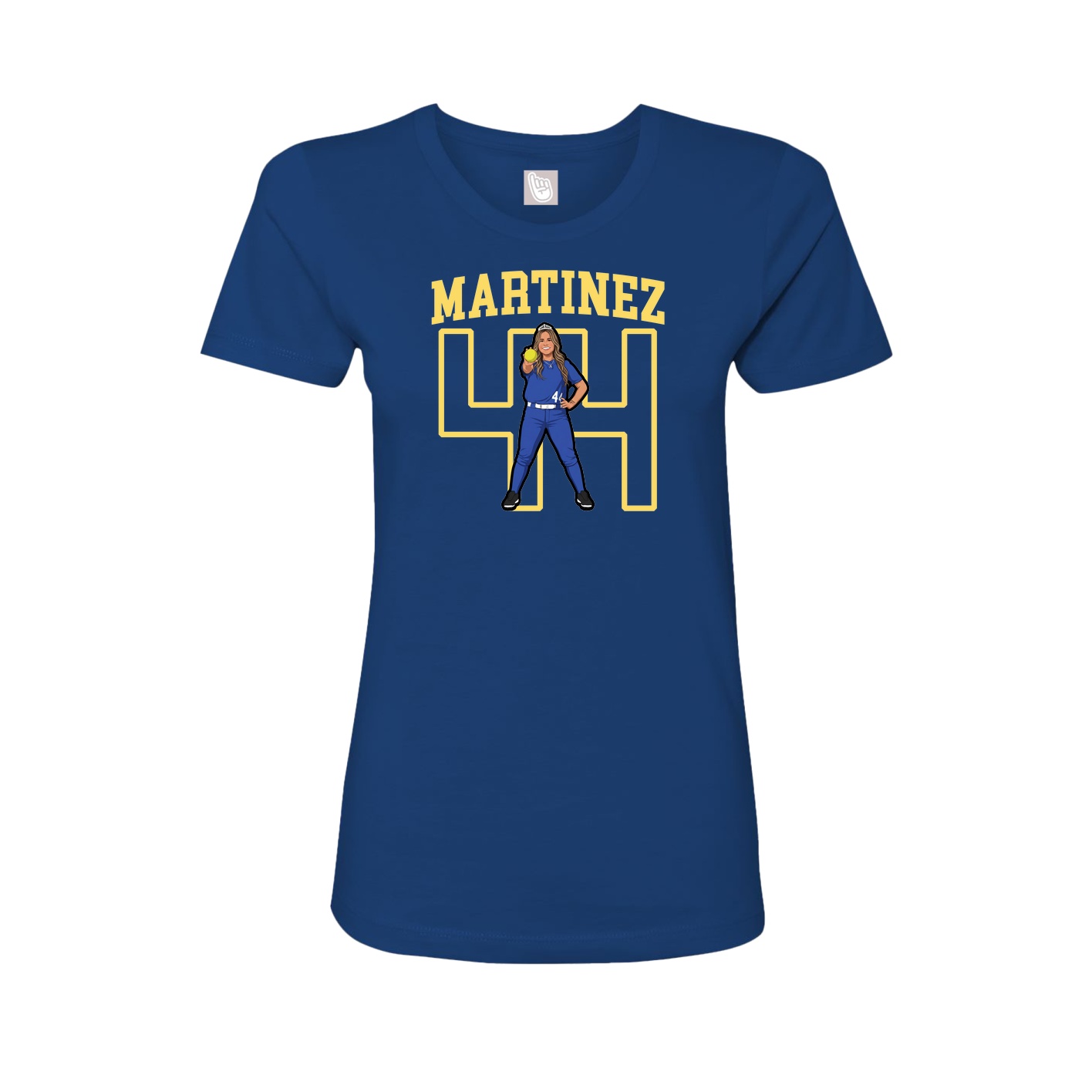 Fitted Women's Tee — Shirsey in Royal