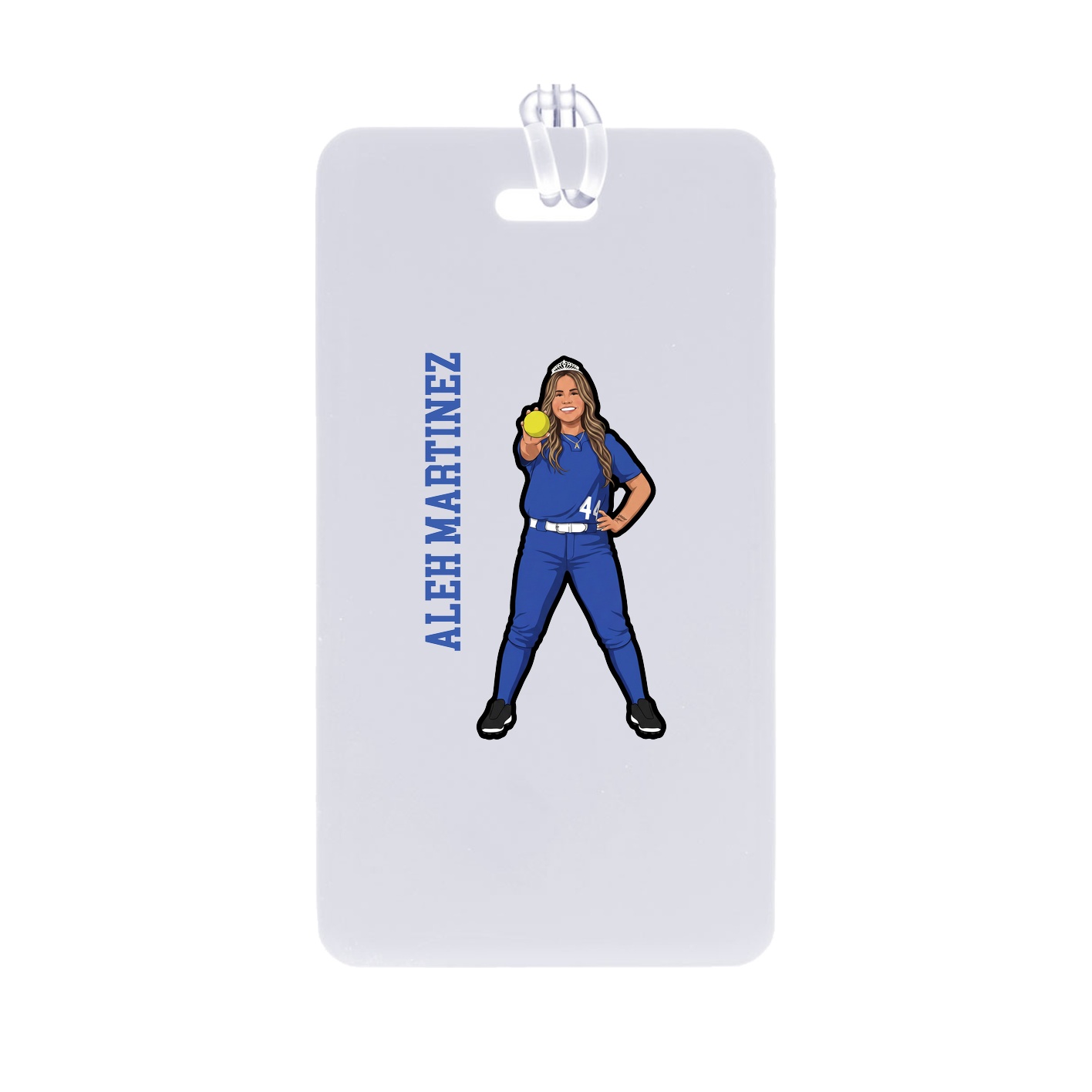 Bag Tag — Name Vertical in Classic