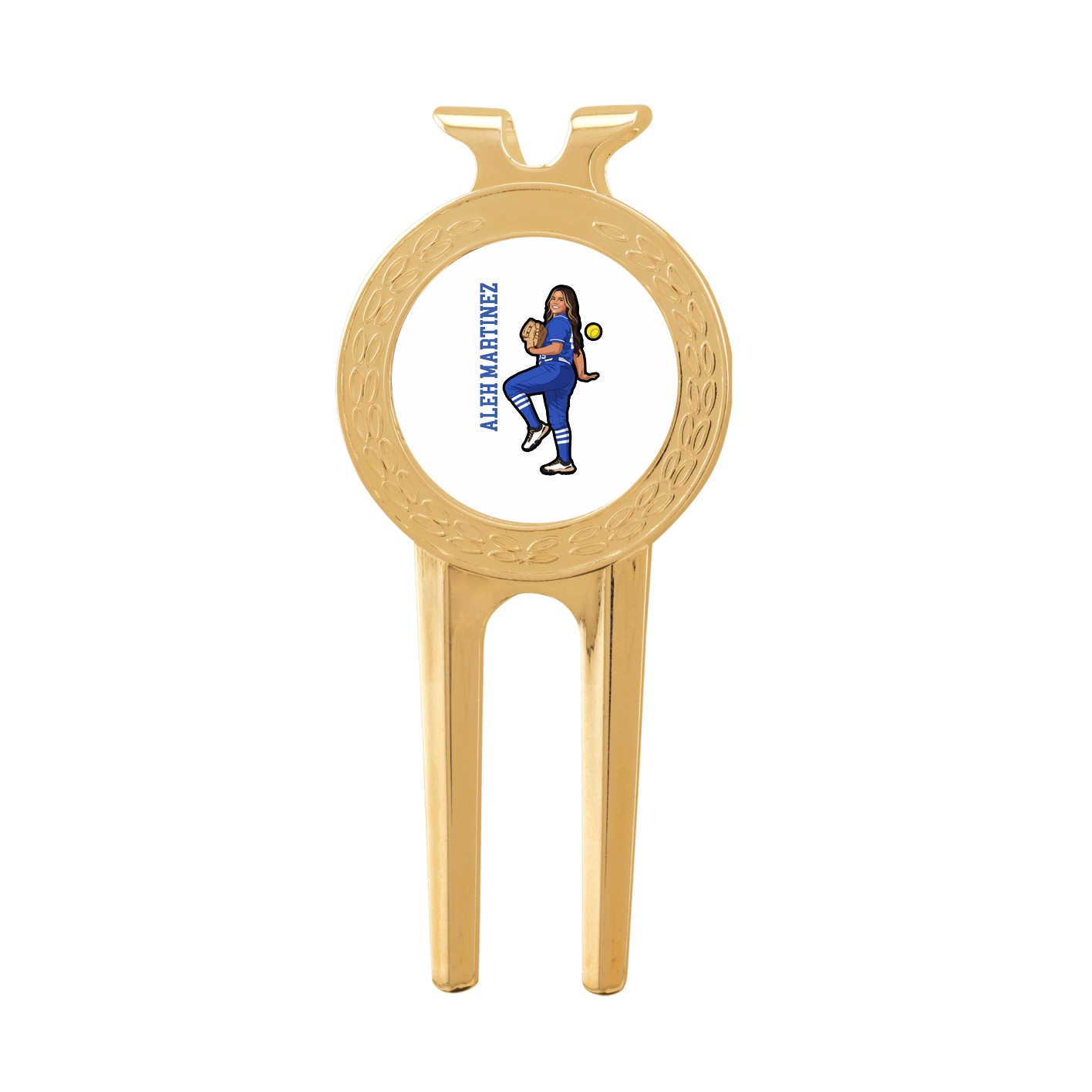 Divot Tool with Ball Marker — Name Vertical in Classic