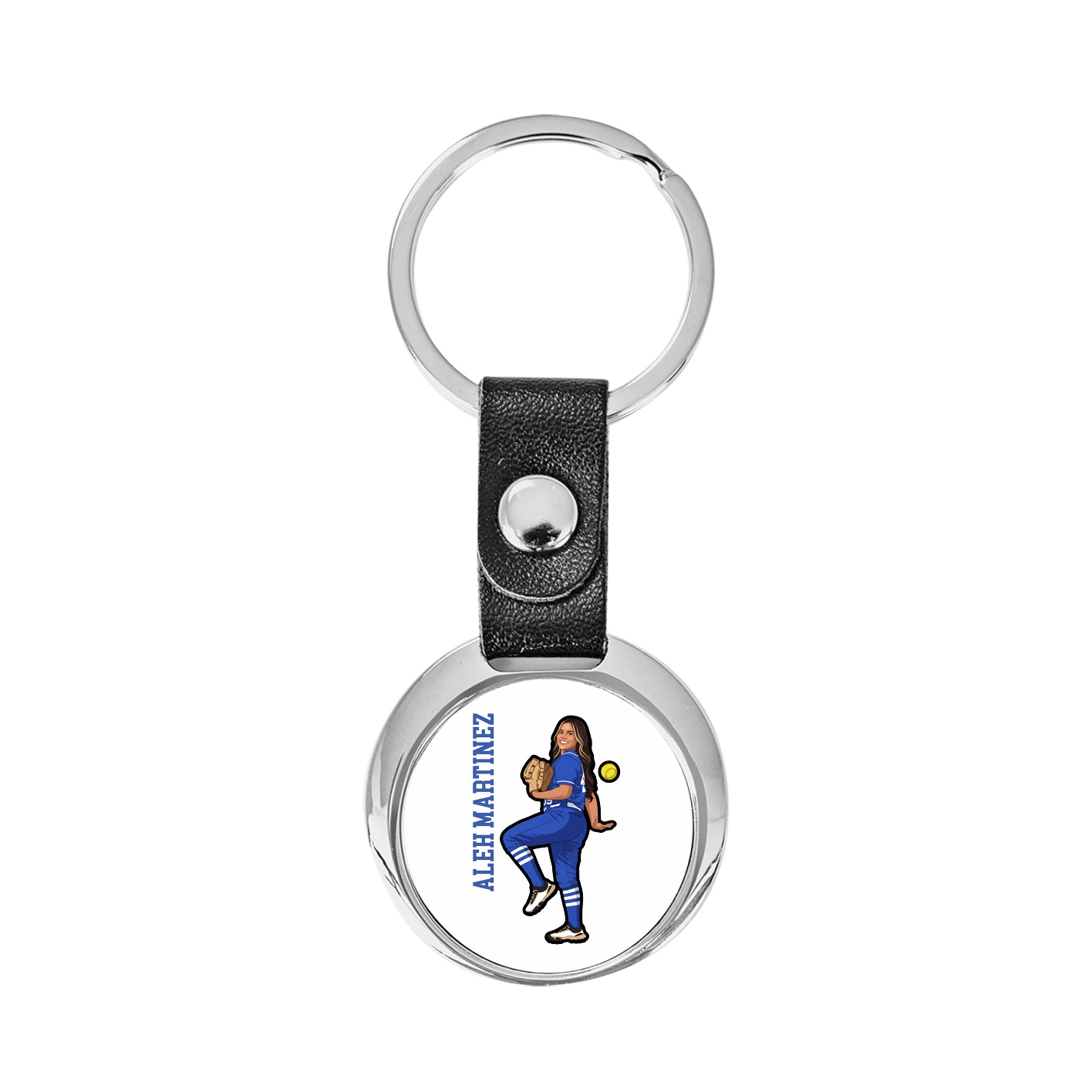 Key Chain — Name Vertical in Classic