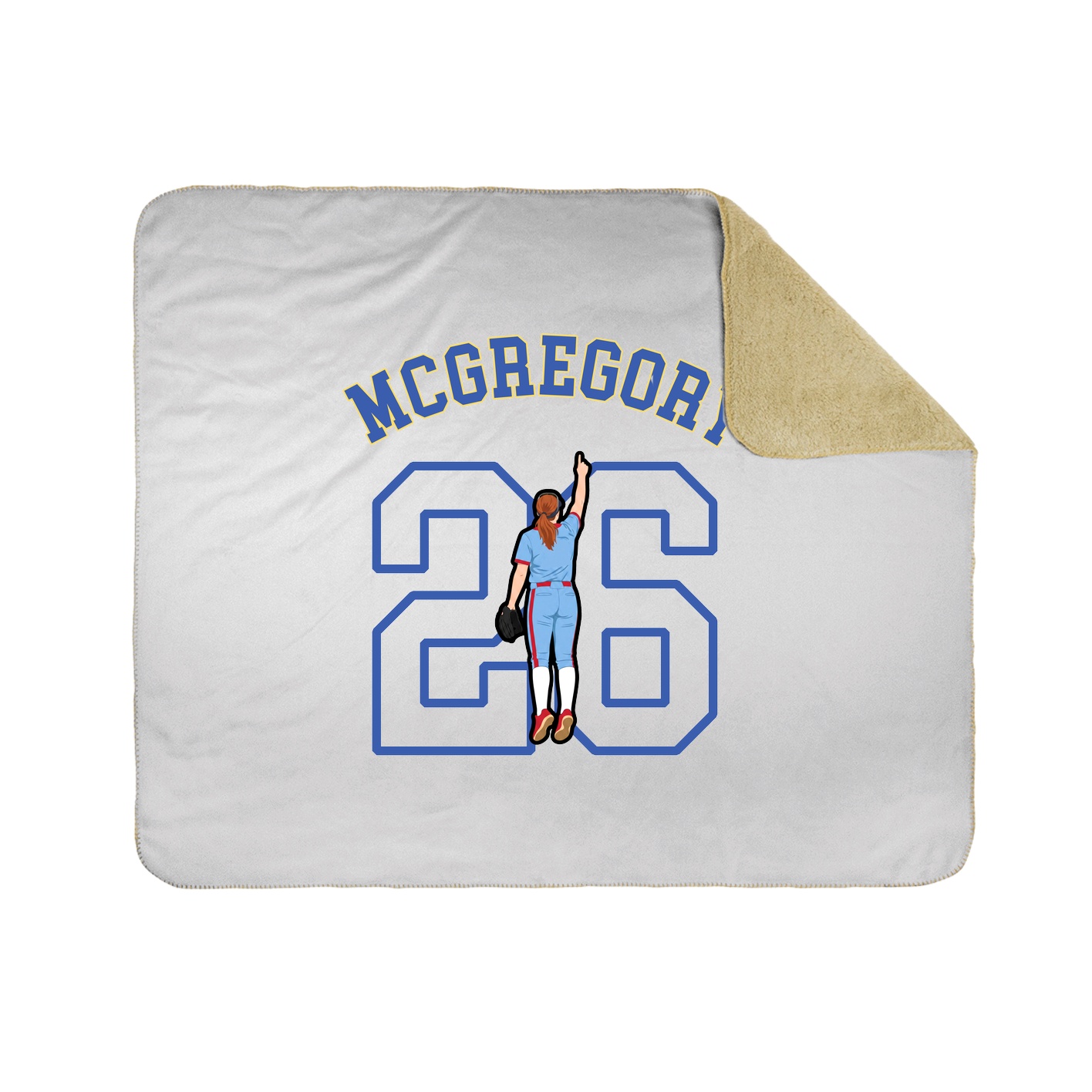 Throw Blanket — Shirsey Arch in White