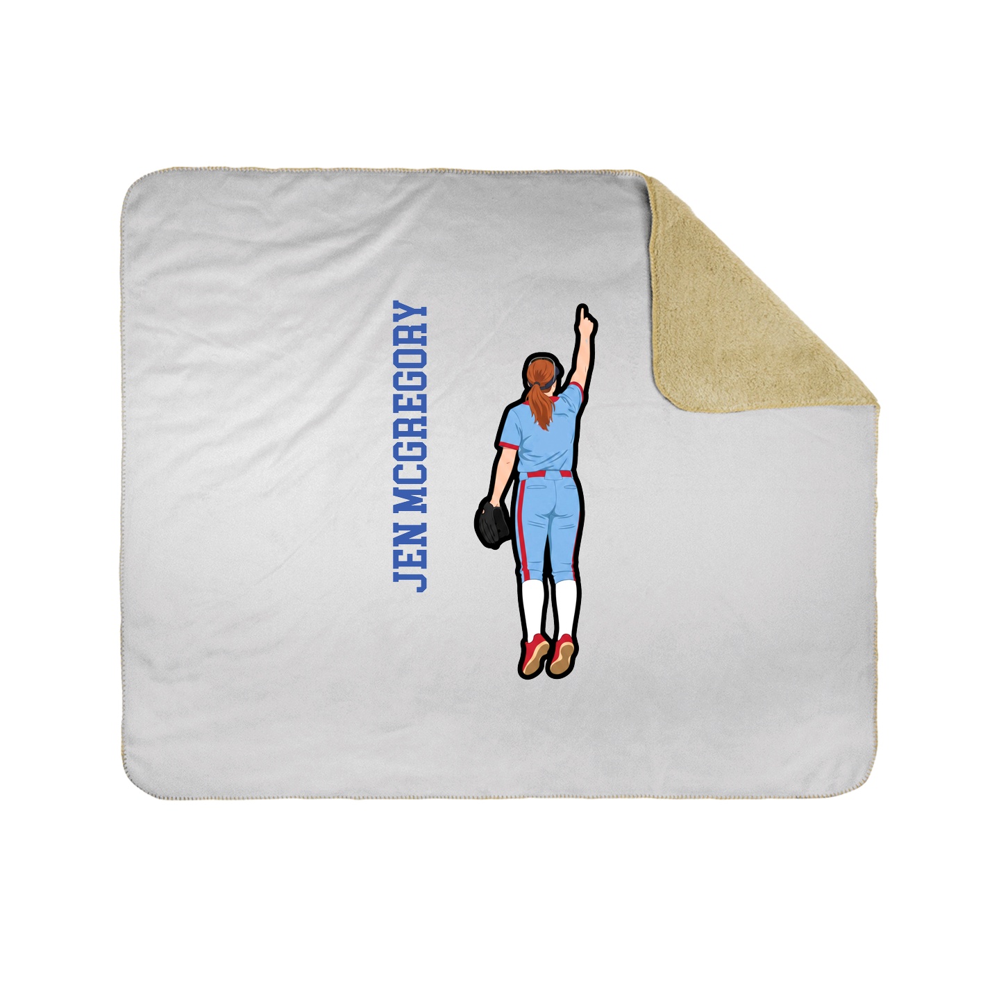 50x60 Sherpa Lined Throw Blanket