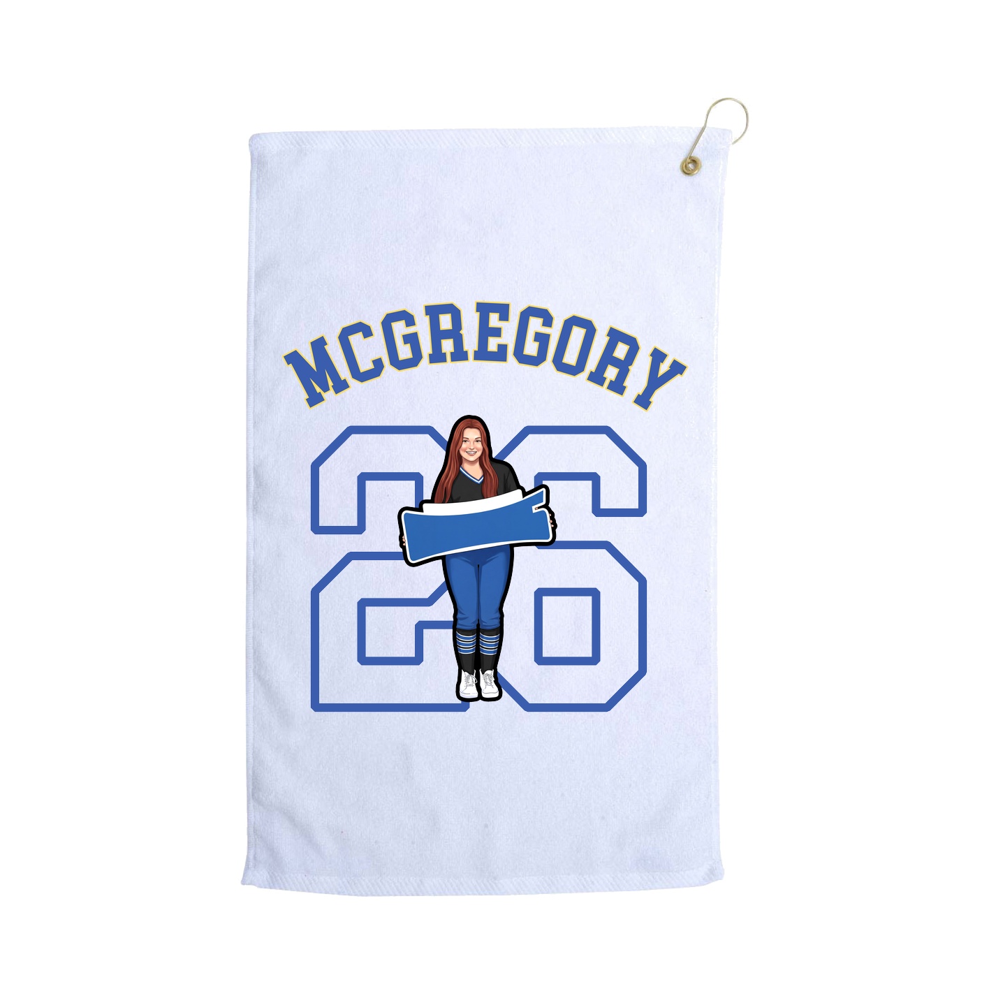 Terry Velour Golf Towel