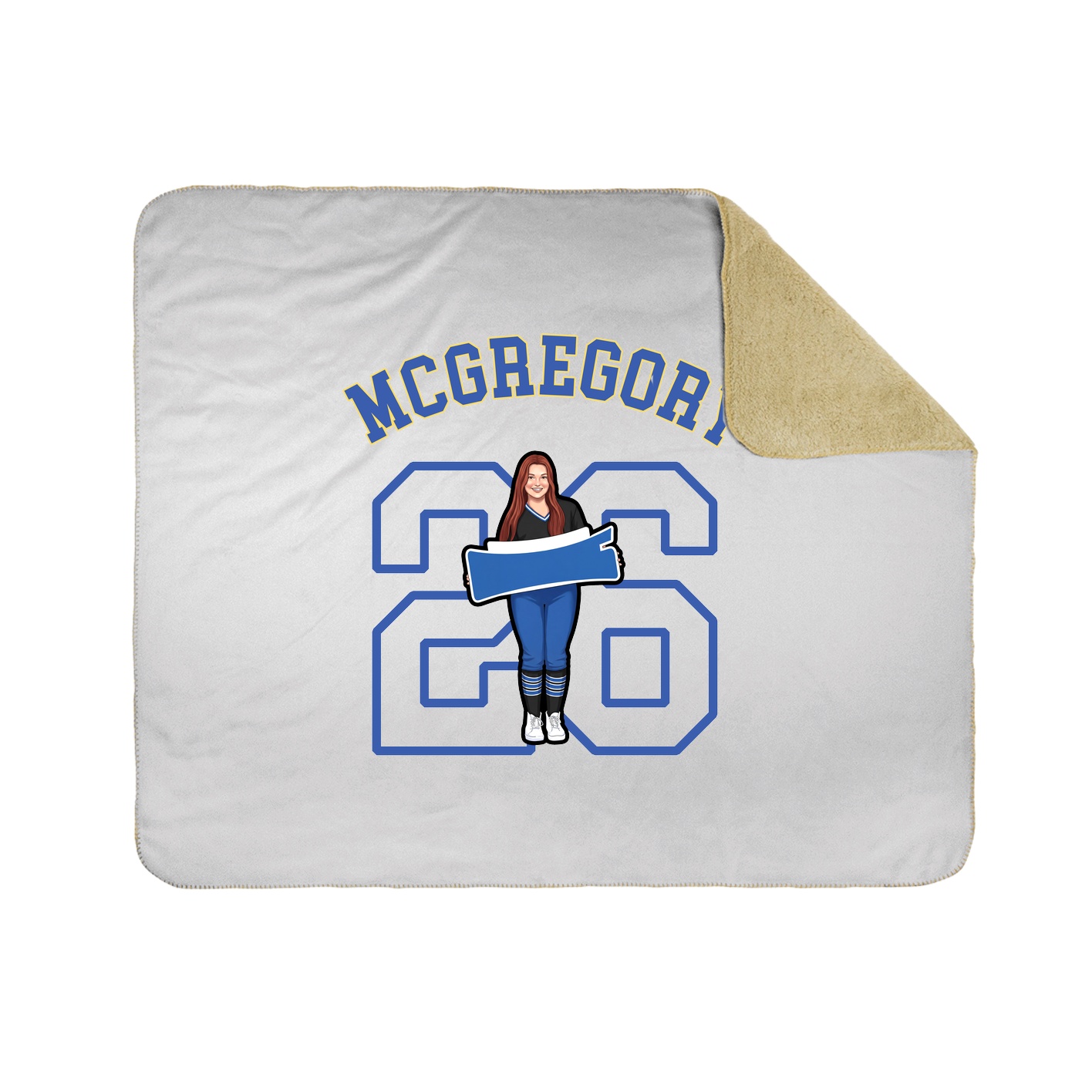 Throw Blanket — Shirsey Arch in White