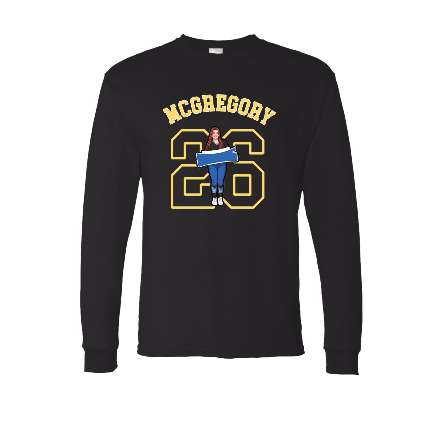 Long Sleeve Tee — Shirsey Arch in Black
