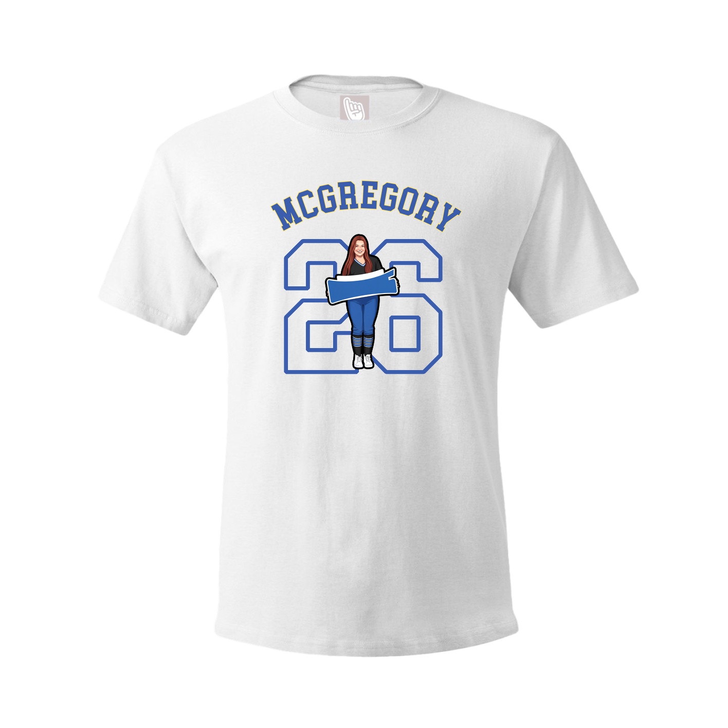 Youth Tee — Shirsey Arch in White