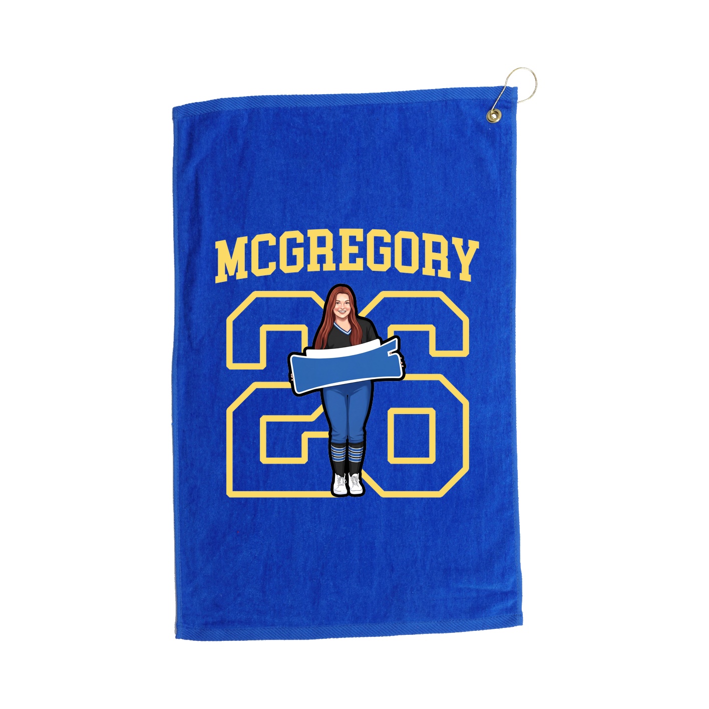 Golf Towel — Shirsey in Royal