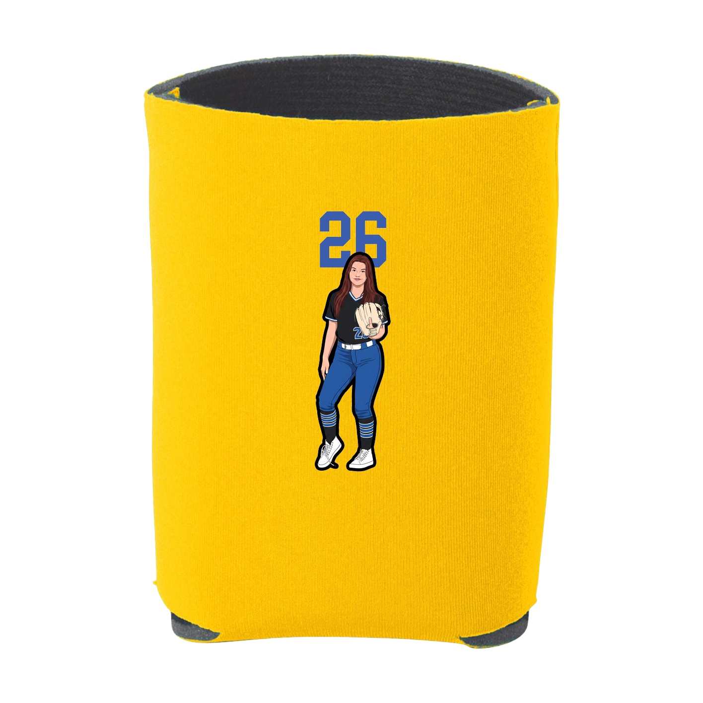 Can Holder — Number Top in Yellow