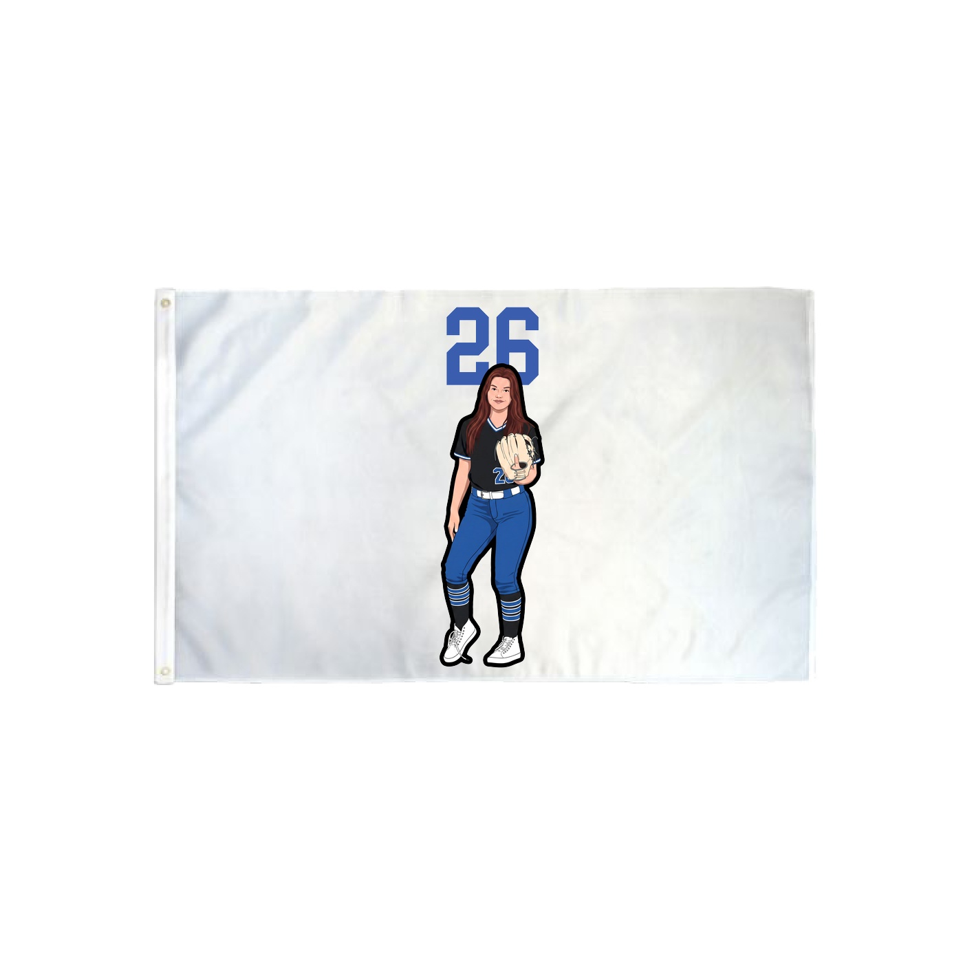 3x5 Flag — Number Top in Classic