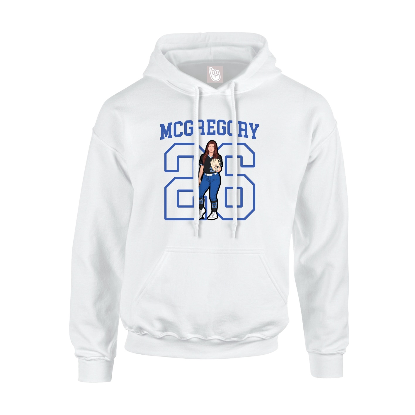 Youth Hoodie — Shirsey in White