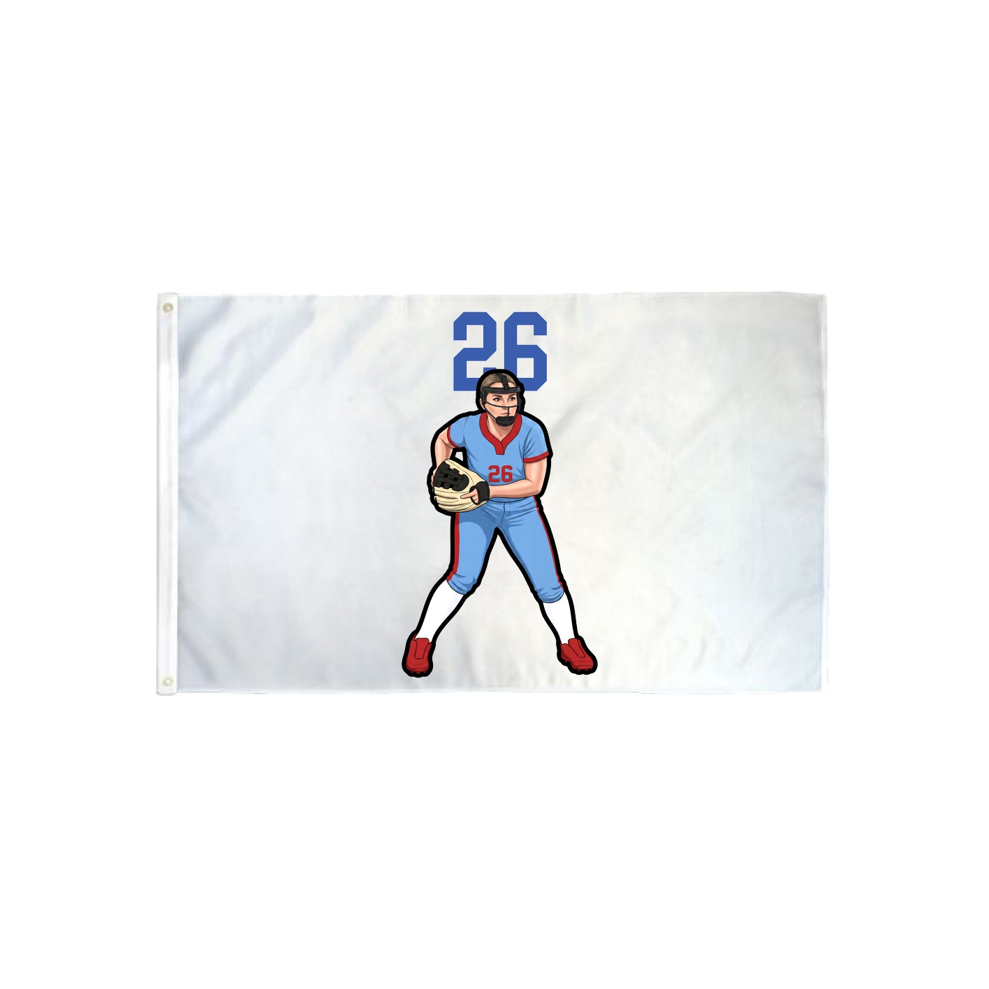 3x5 Flag — Number Top in Classic