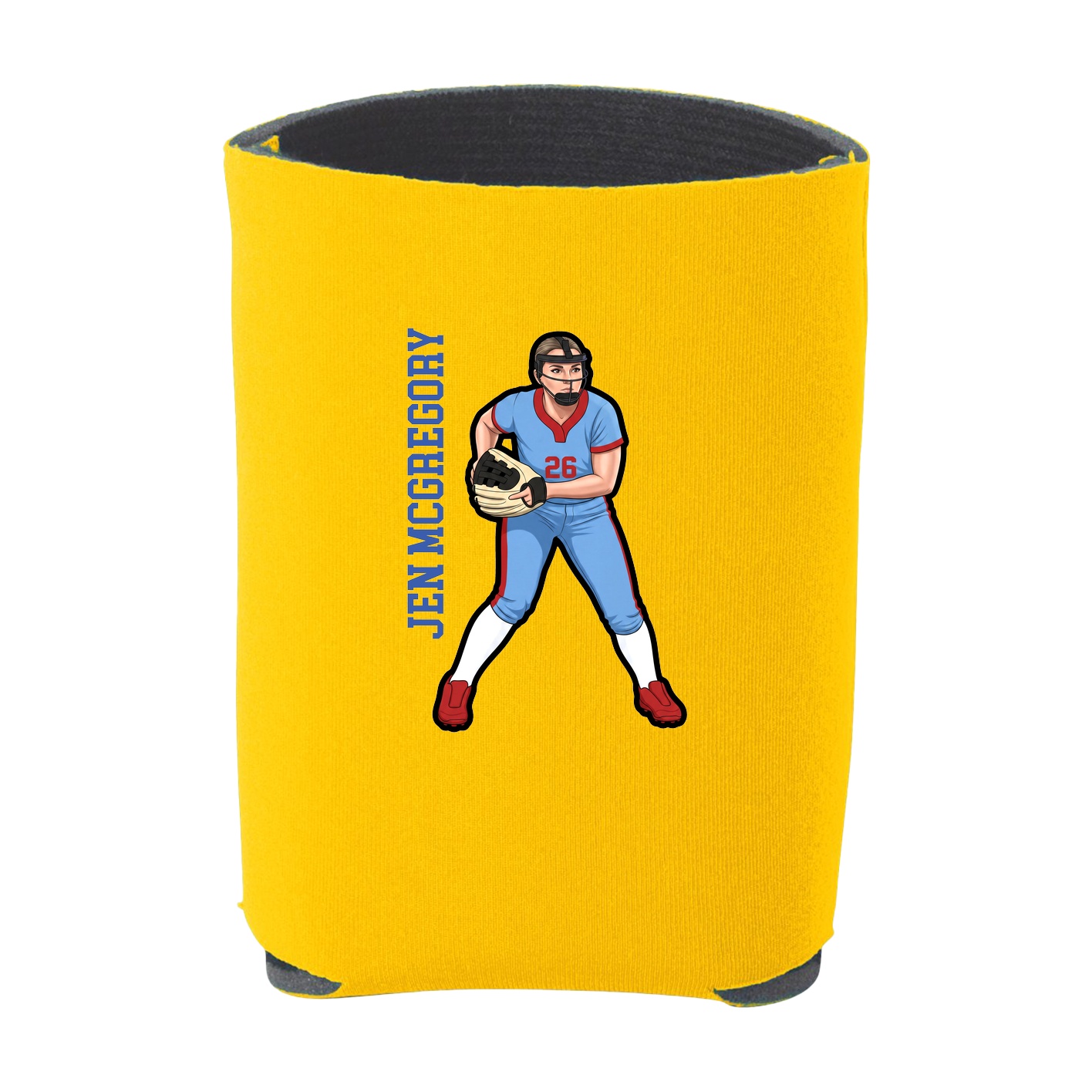 Can Holder — Name Vertical in Yellow