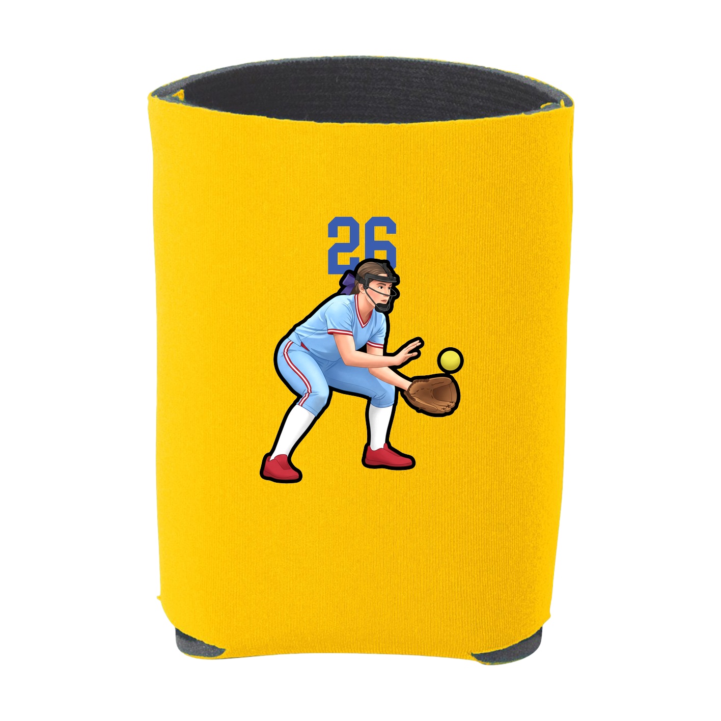 Can Holder — Number Top in Yellow