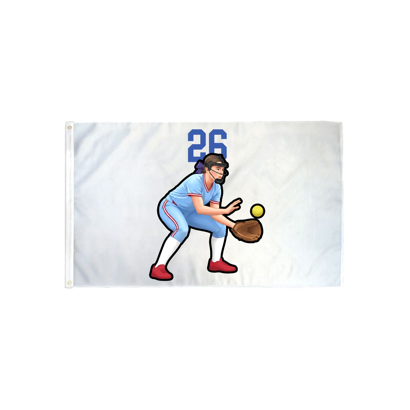 3x5 Flag — Number Top in Classic