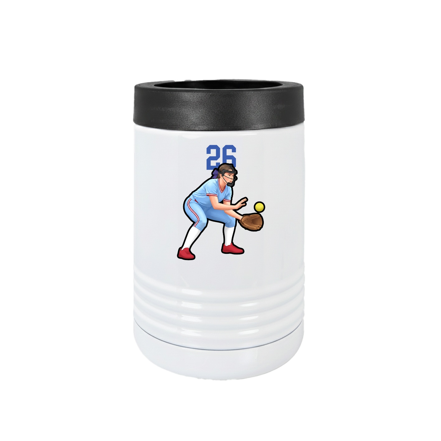 Beverage Holder — Number Top in White