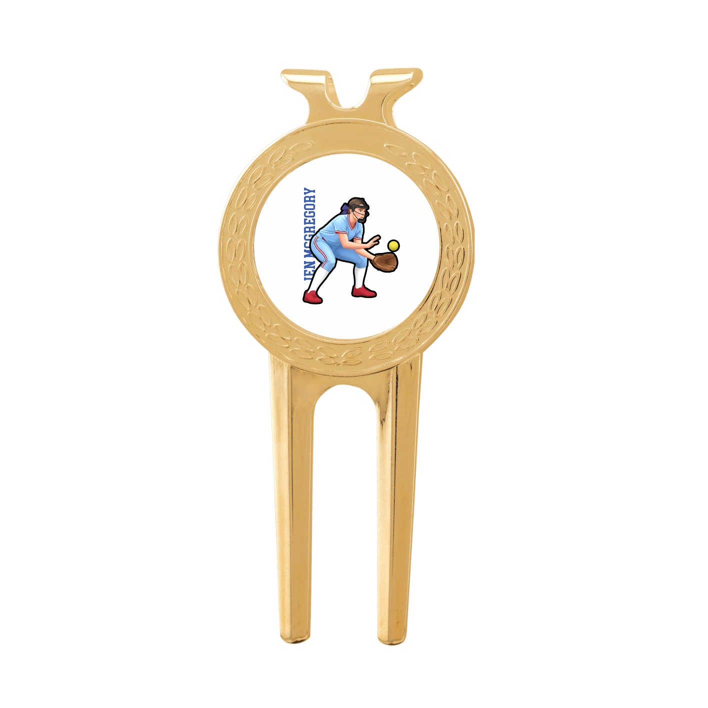 Divot Tool with Ball Marker — Name Vertical in Classic