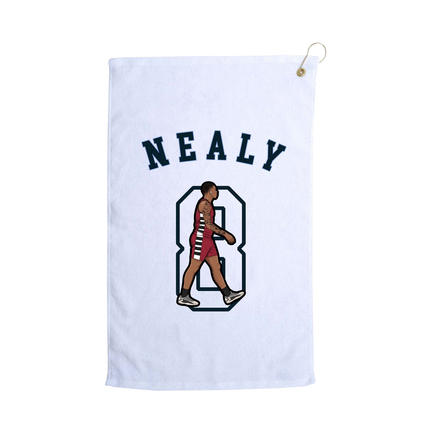 Golf Towel — Shirsey Arch in White
