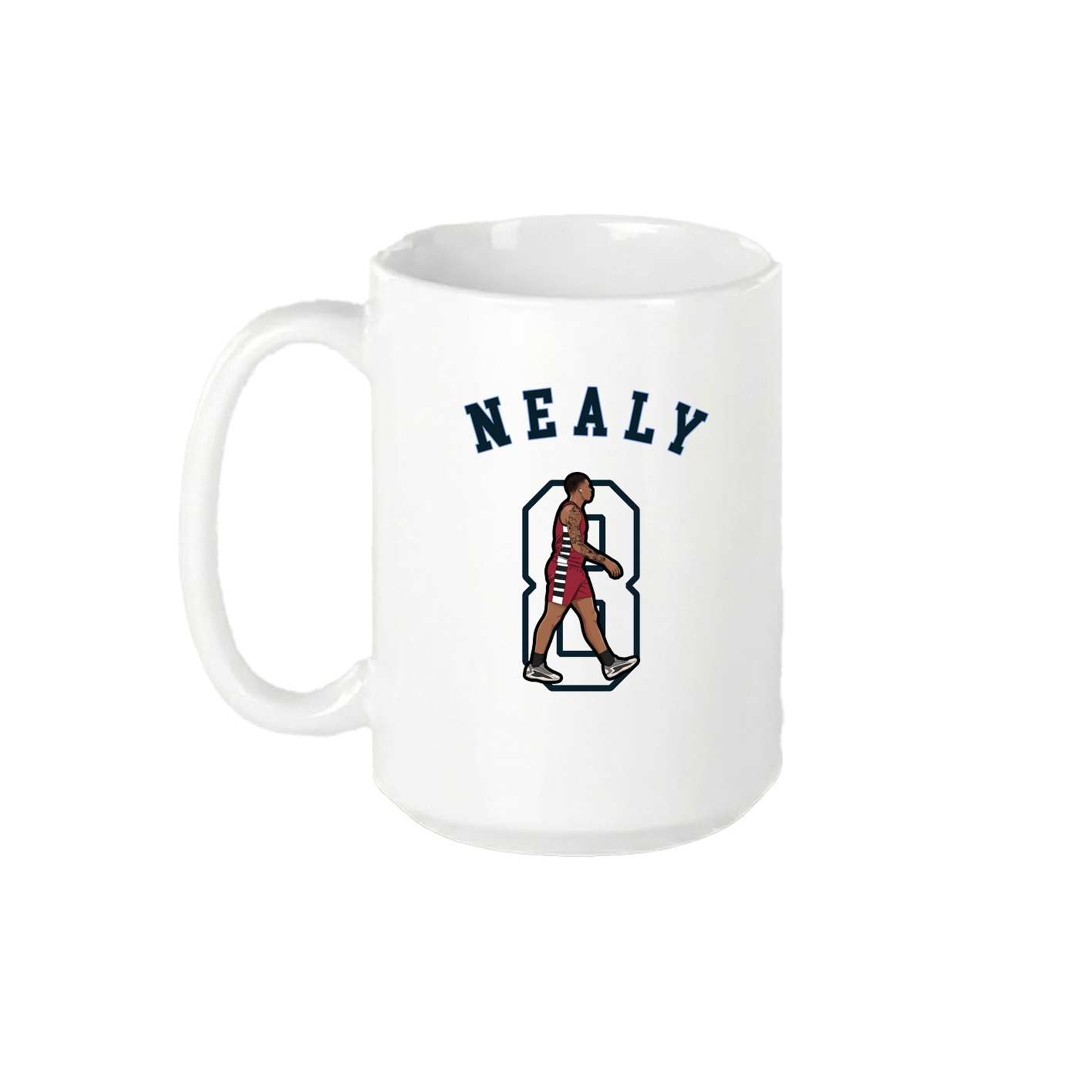 15oz Coffee Mug — Shirsey Arch in White