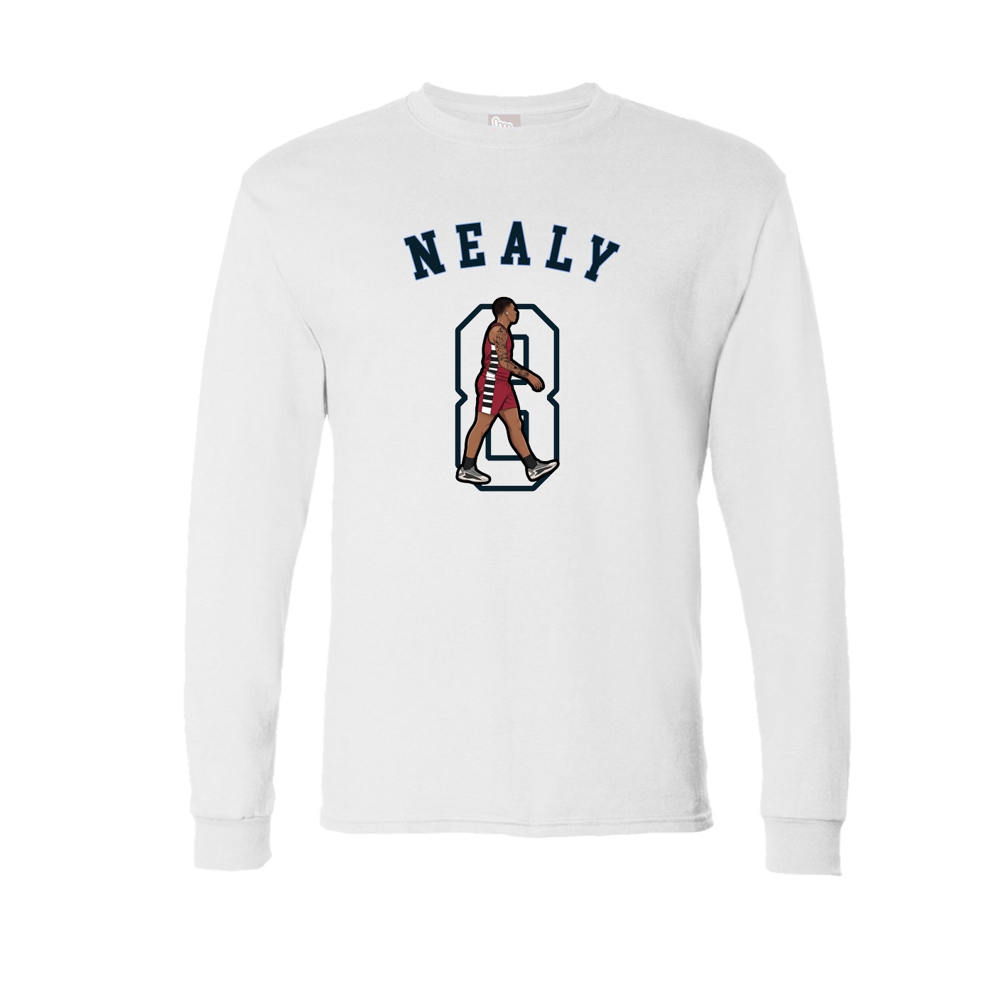 Long Sleeve Tee — Shirsey Arch in White