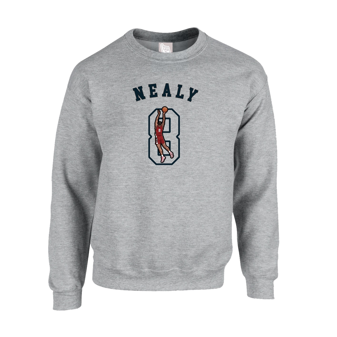 Fleece Crew — Shirsey Arch in Grey