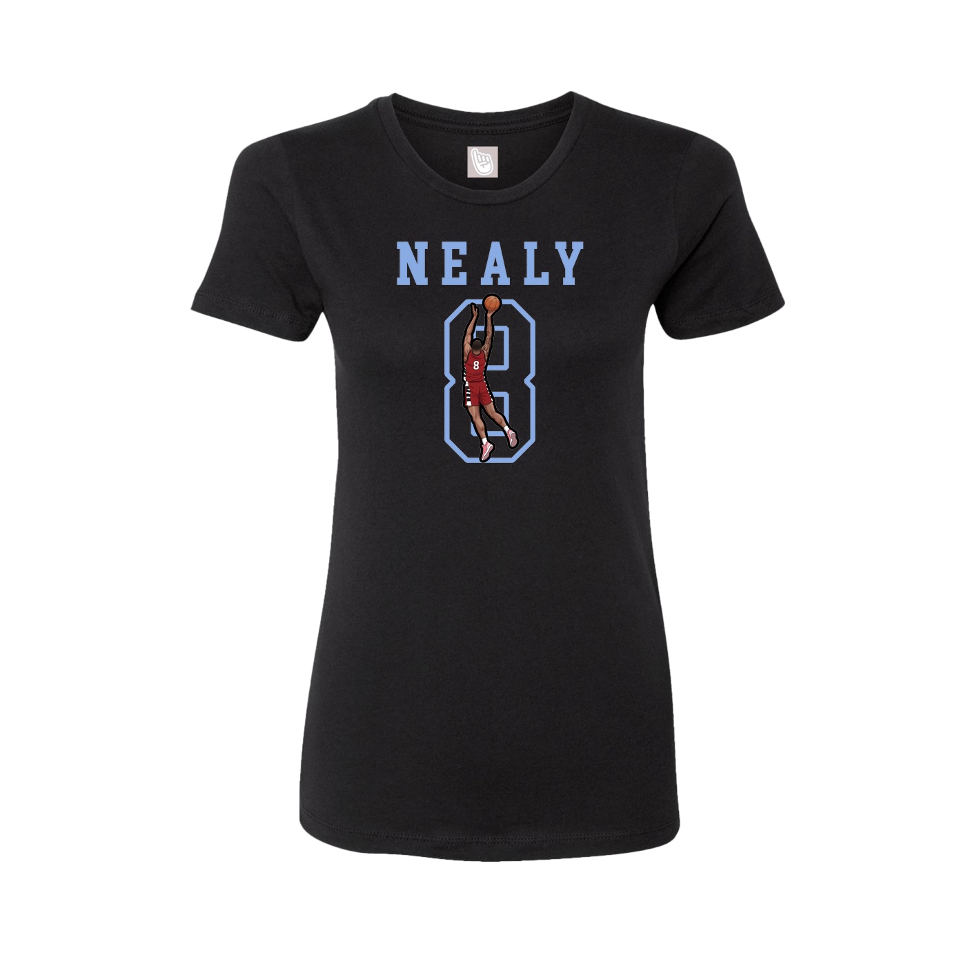 Fitted Women's Tee — Shirsey in Black