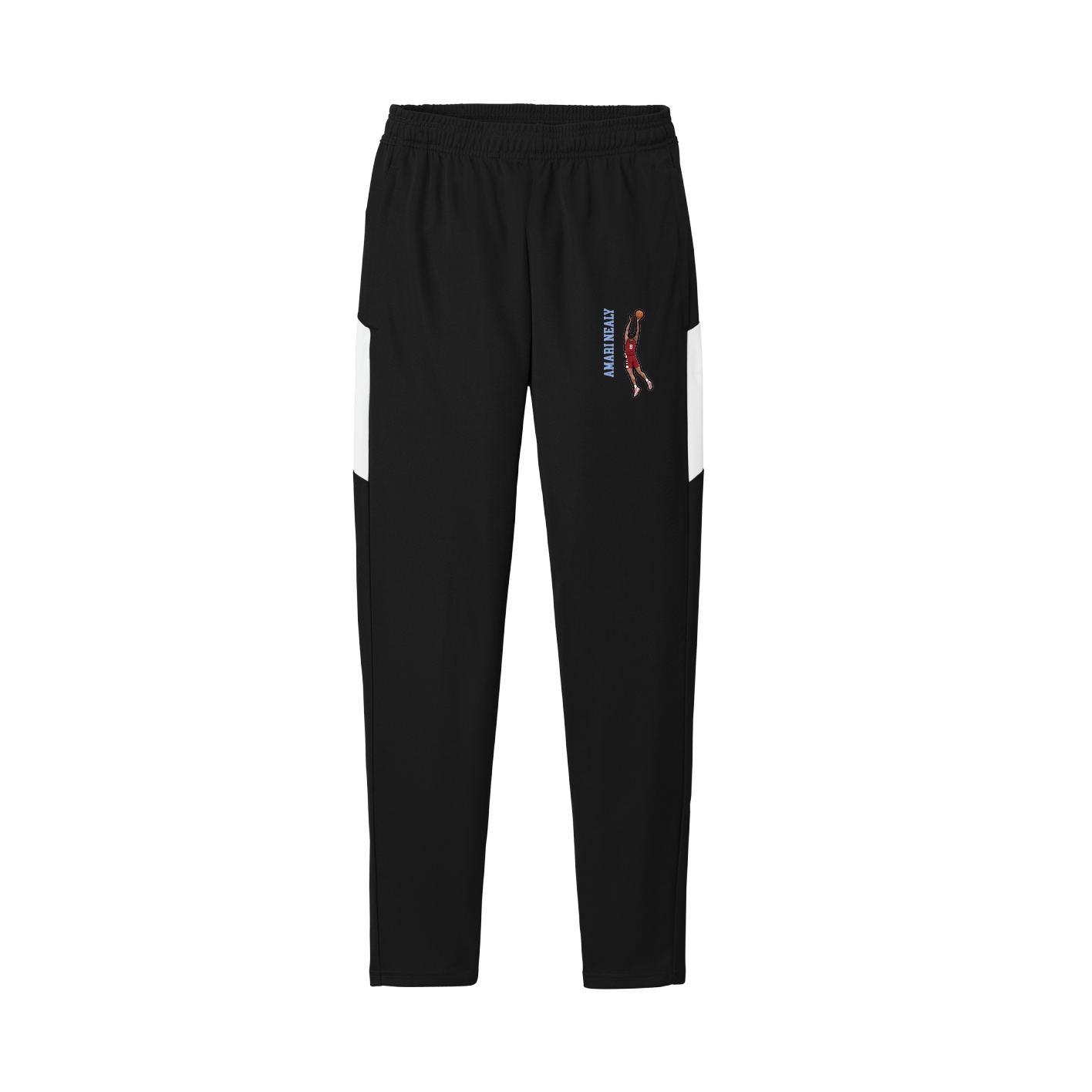Team Travel Pant — Name Vertical in Black/White