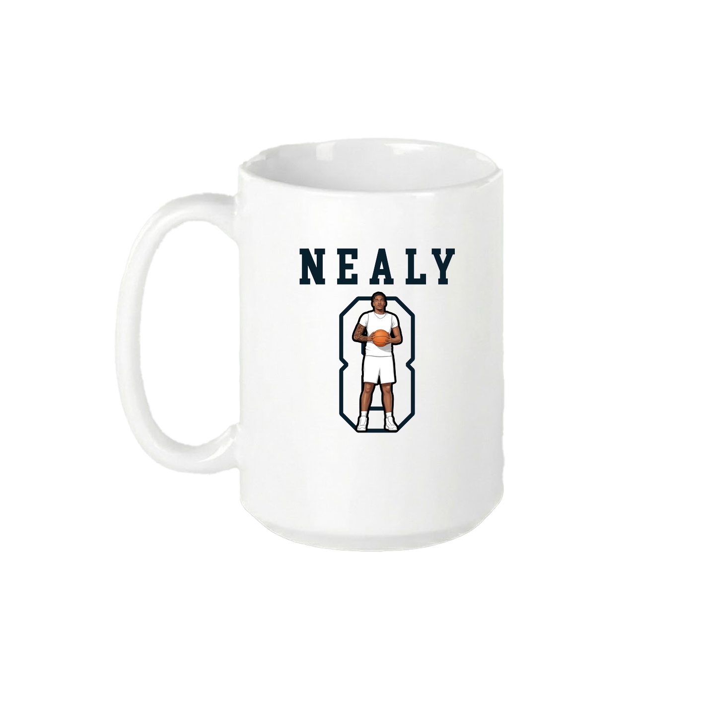 15oz Coffee Mug — Shirsey in White