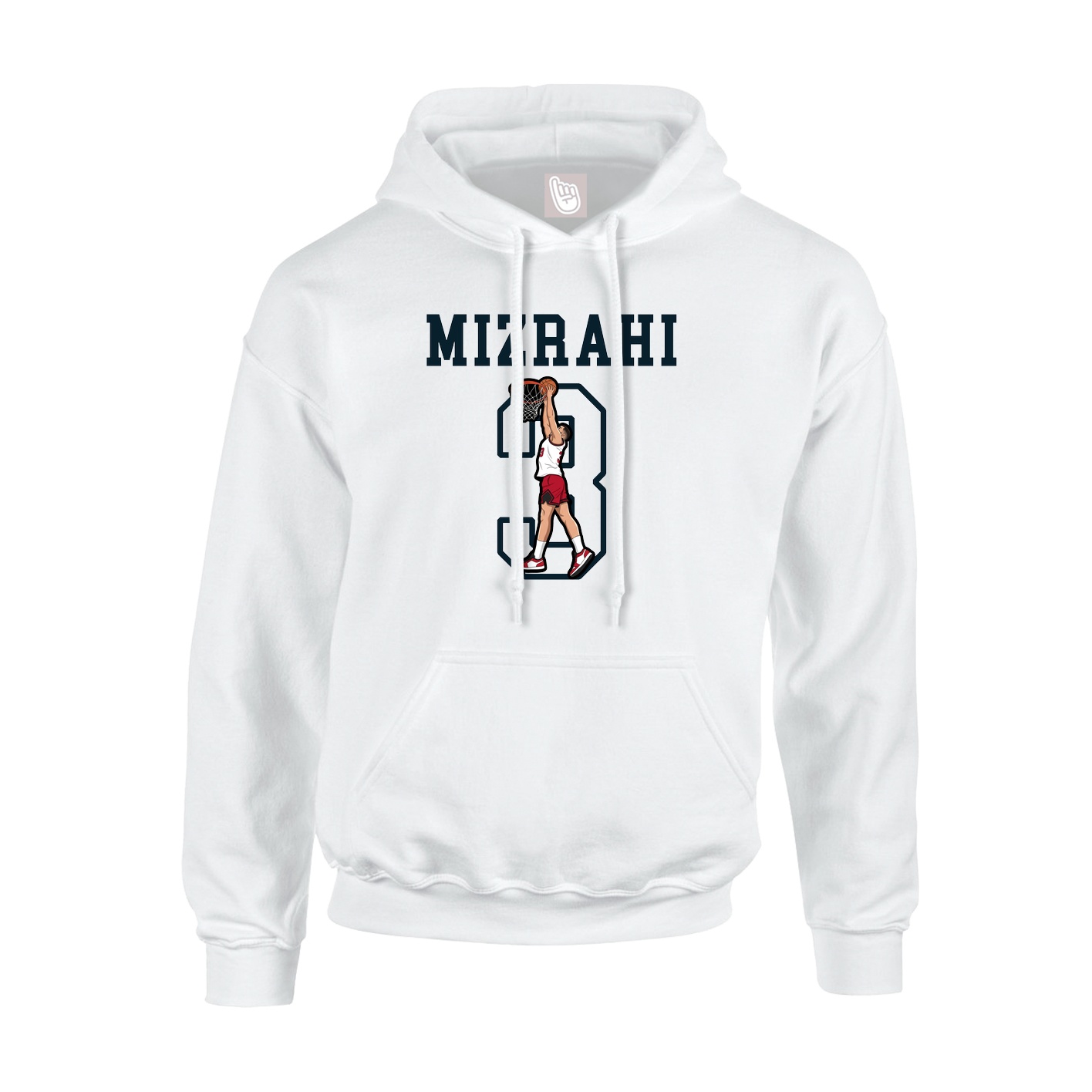 Hoodie — Shirsey in White